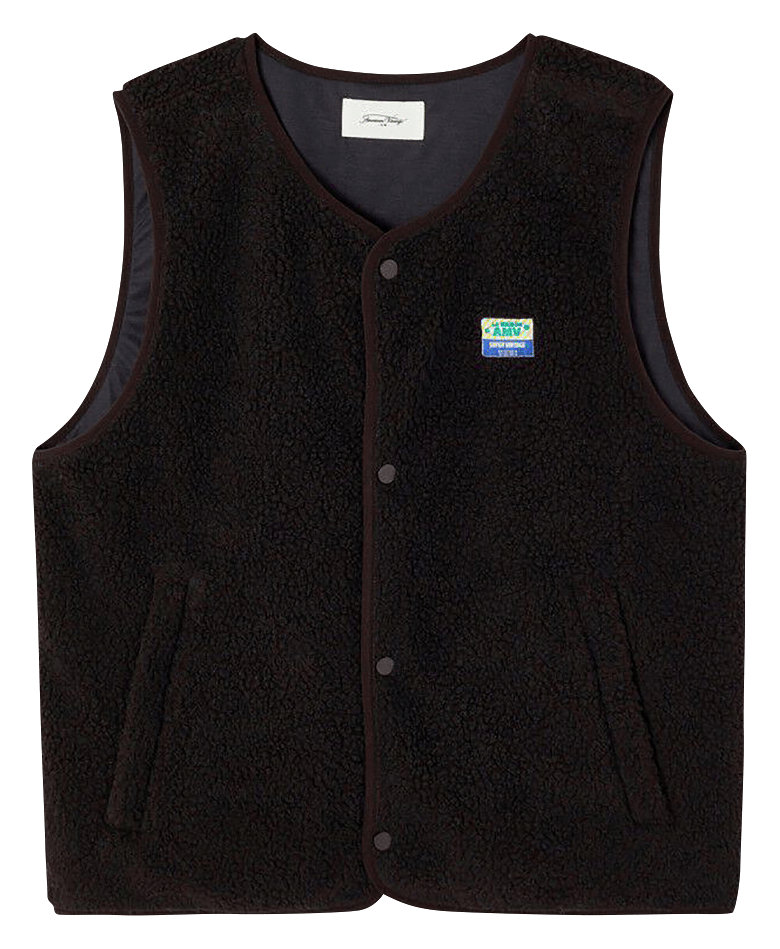 Veste col rond en sherpa  AMERICAN VINTAGE
