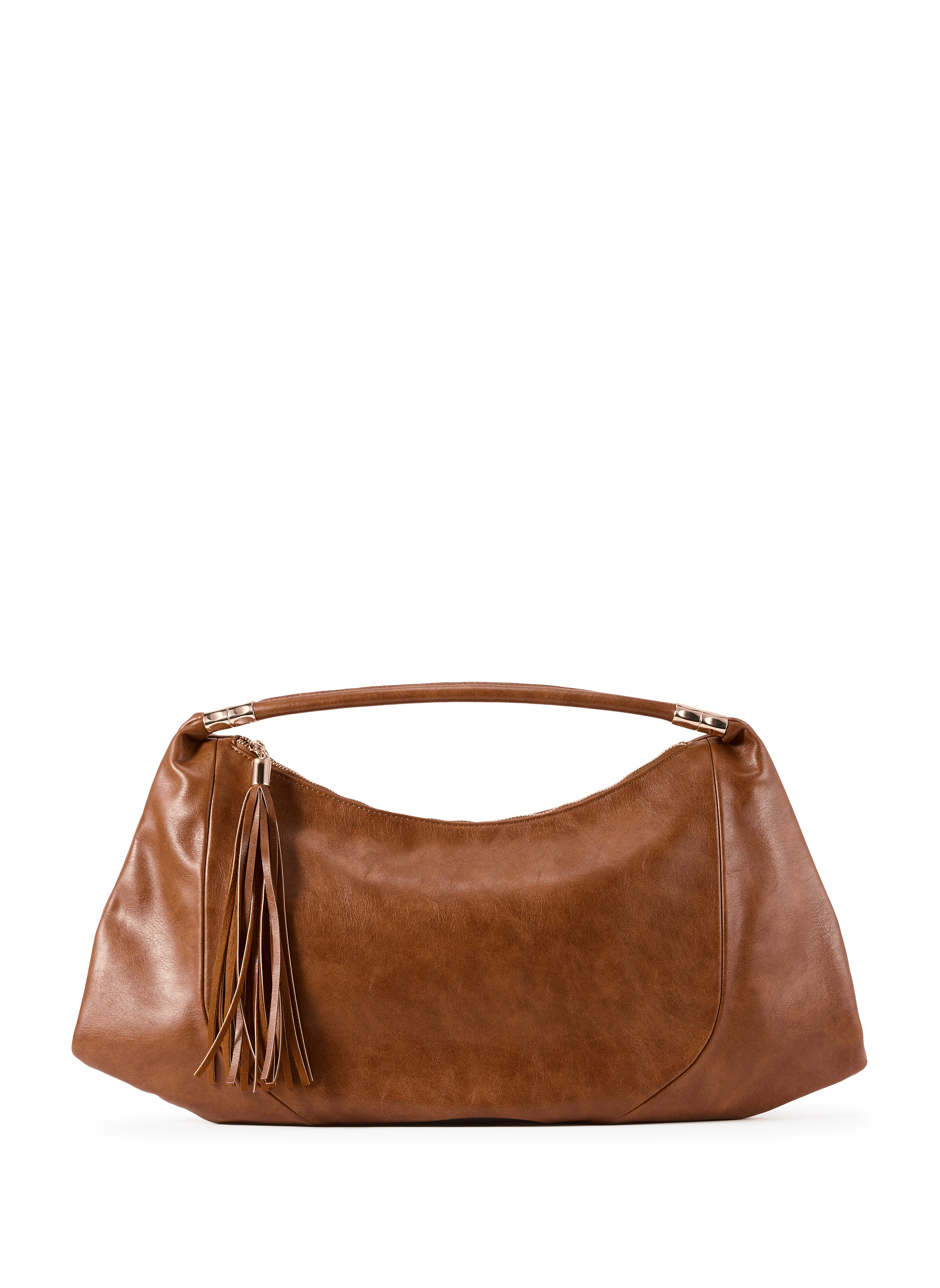 Hobo handbag with pompom AU PRINTEMPS PARIS