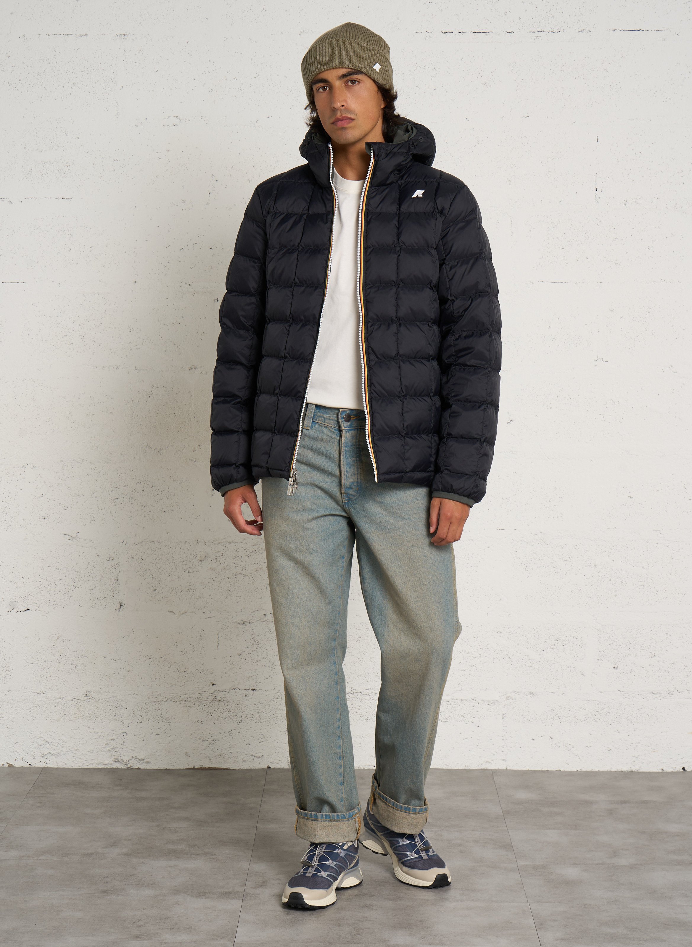 Daunenjacke mit Stehkragen K-WAY Mehrfarbig