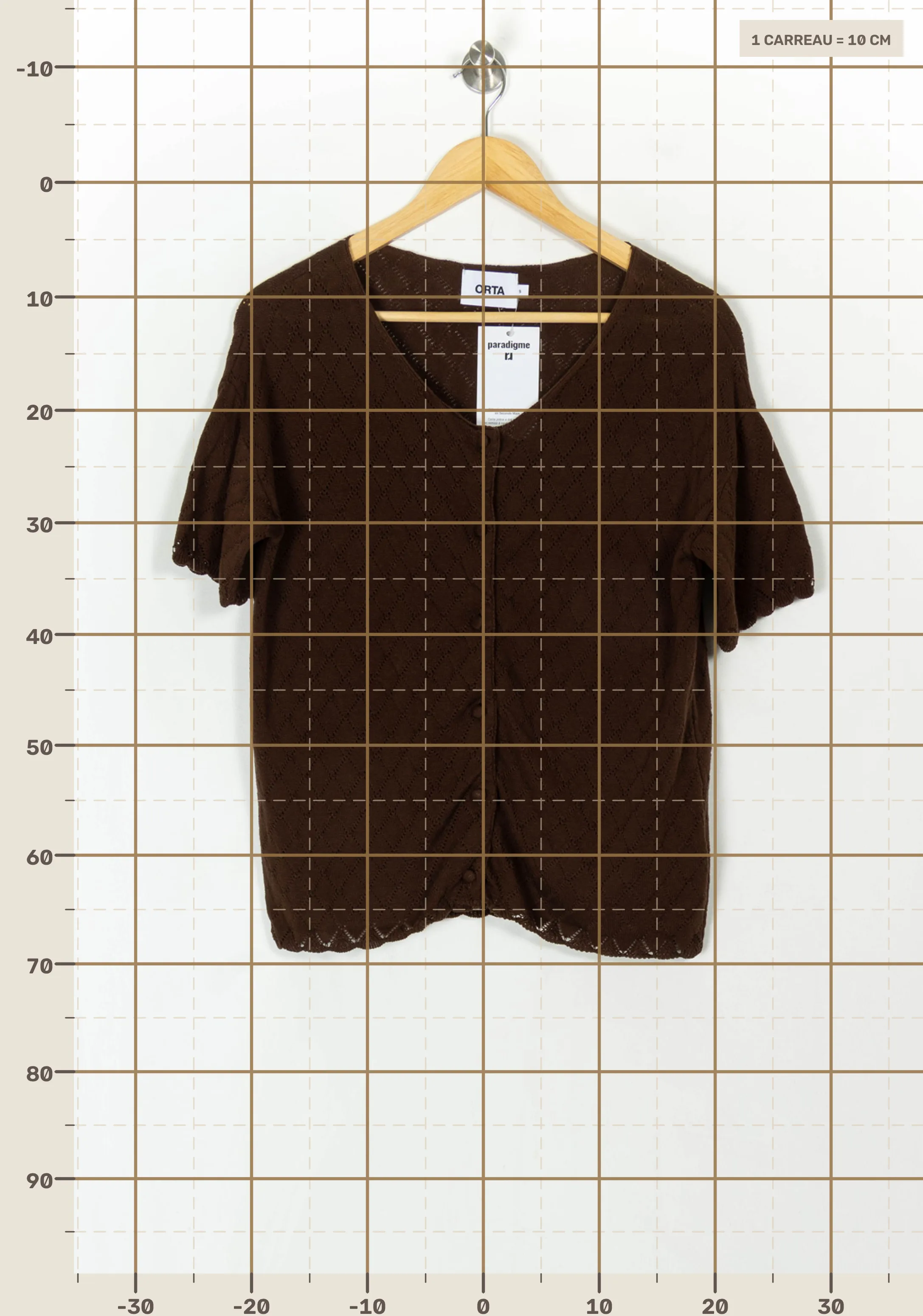 Cardigan ORTA - Seconde main Brown