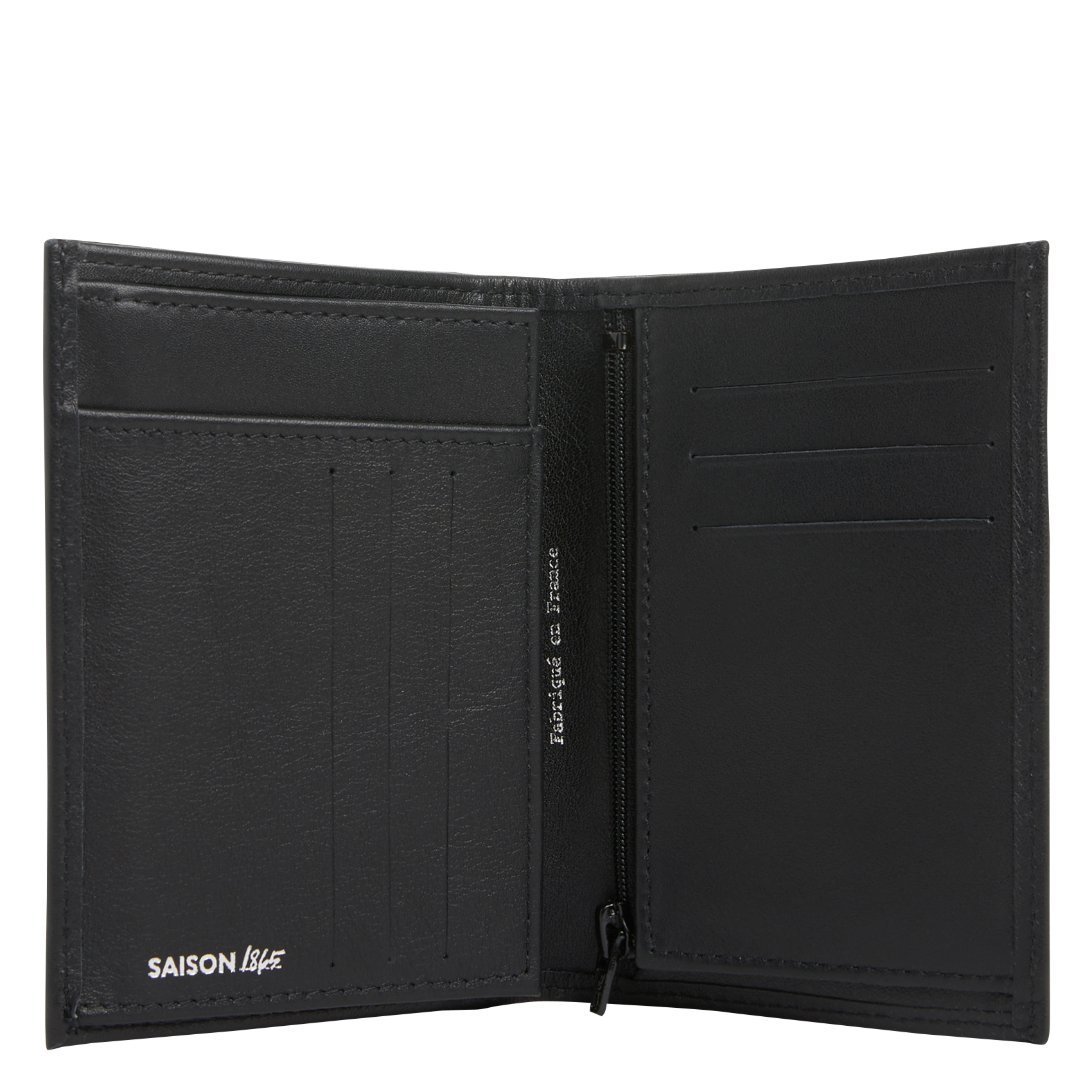 Leather wallet SAISON 1865 Black