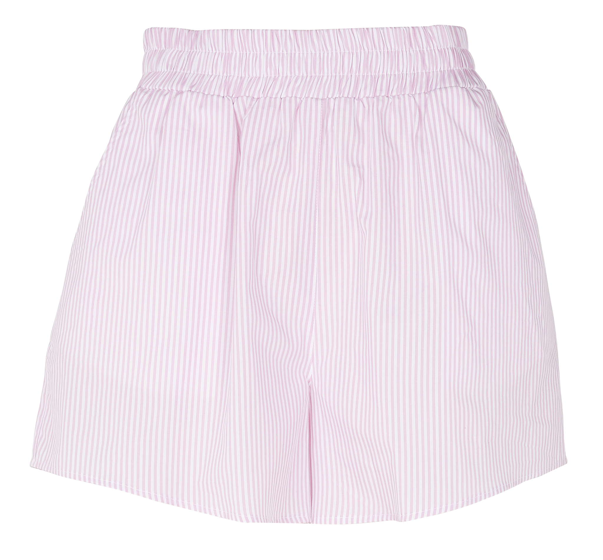 Short large en coton rayé TWINSET Violet