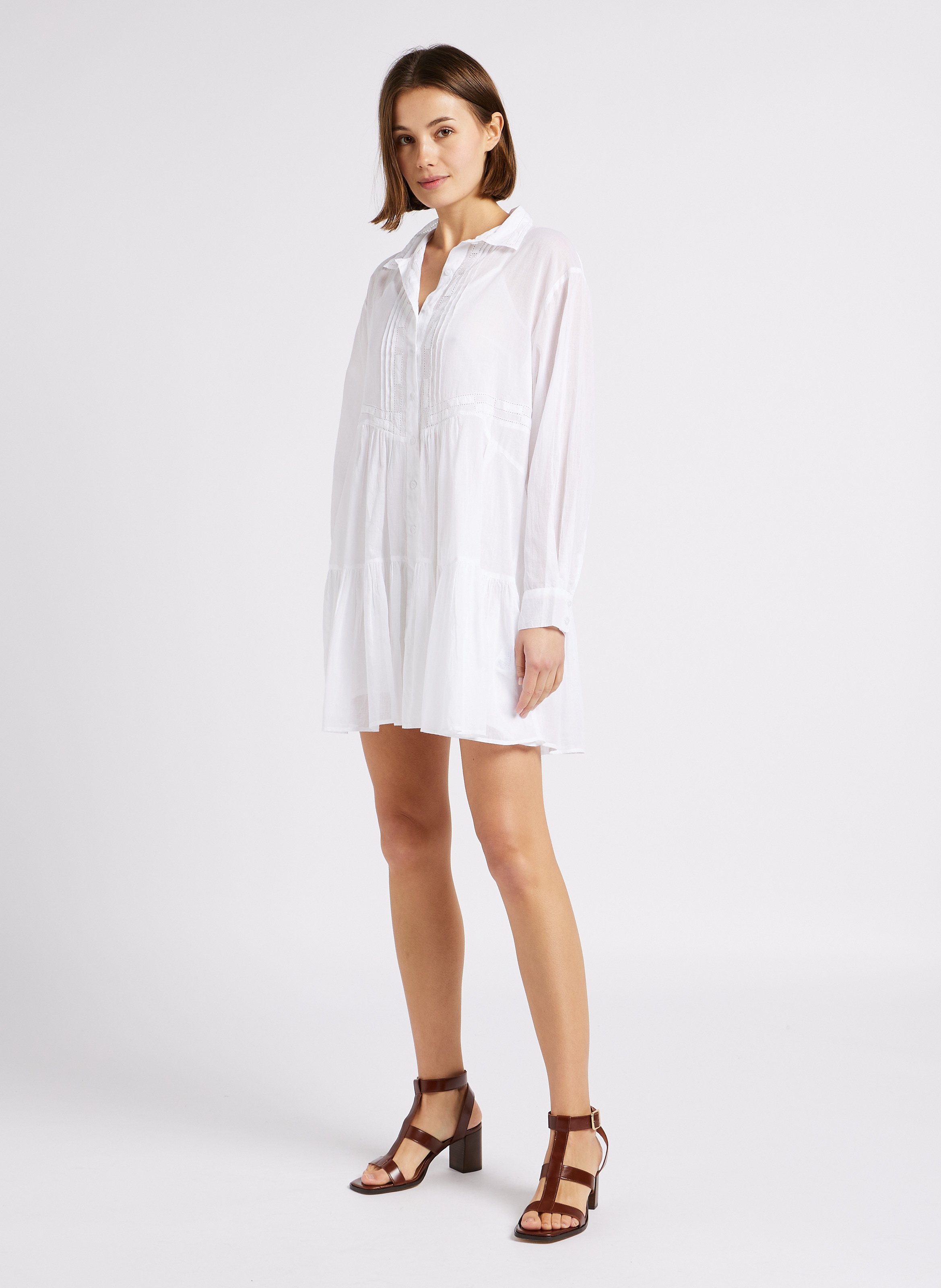 Sandales à talons en cuir JONAK Marron