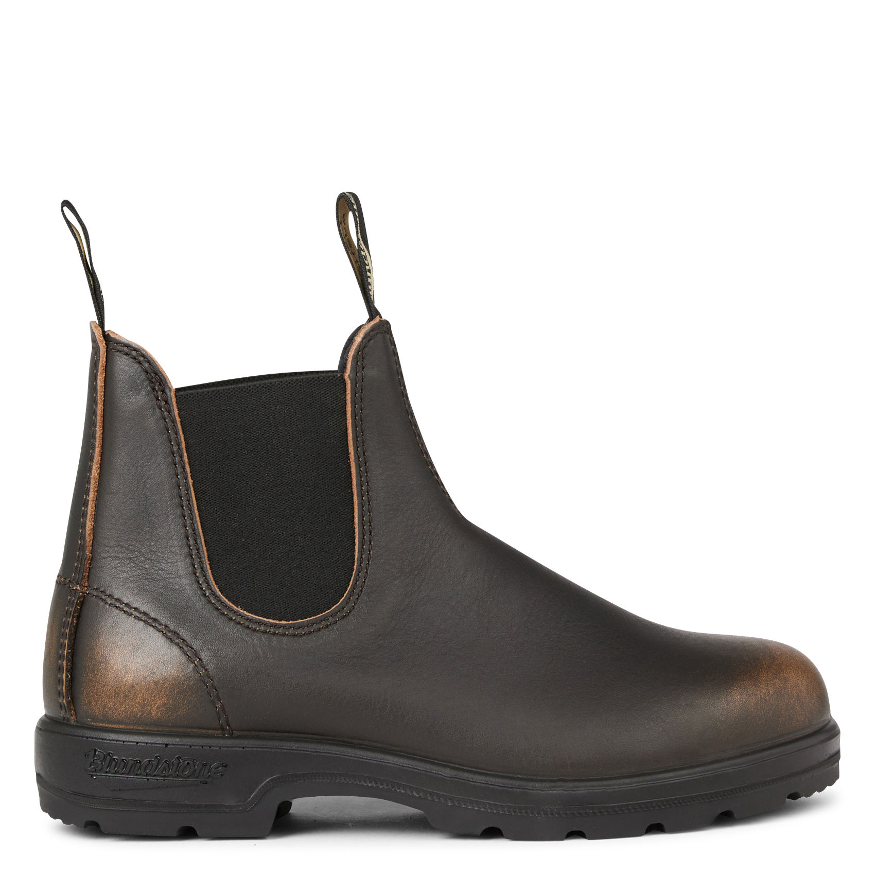 Brushed leather Chelsea boots BLUNDSTONE Brown