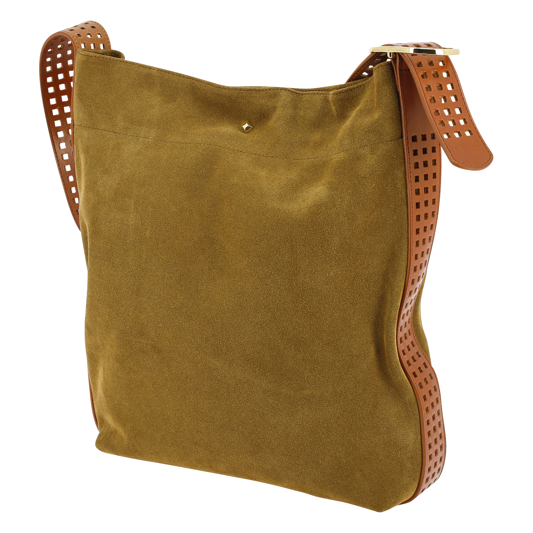 Leder-Umhängetasche HERBERT FRERE SOEUR Braun