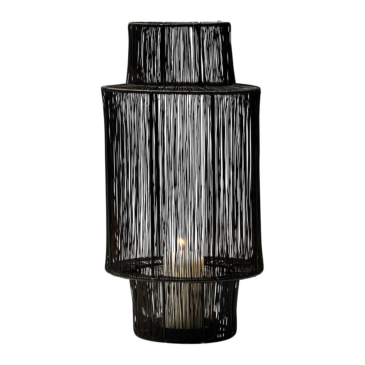 Lantern BLANC D'IVOIRE Black