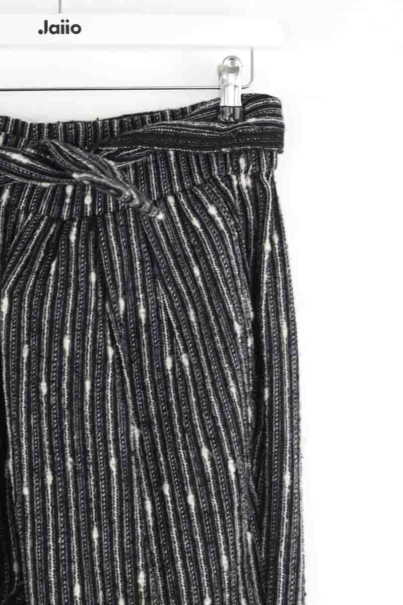 Bandol straight woollen trousers ISABEL MARANT ÉTOILE - SECONDE MAIN Black