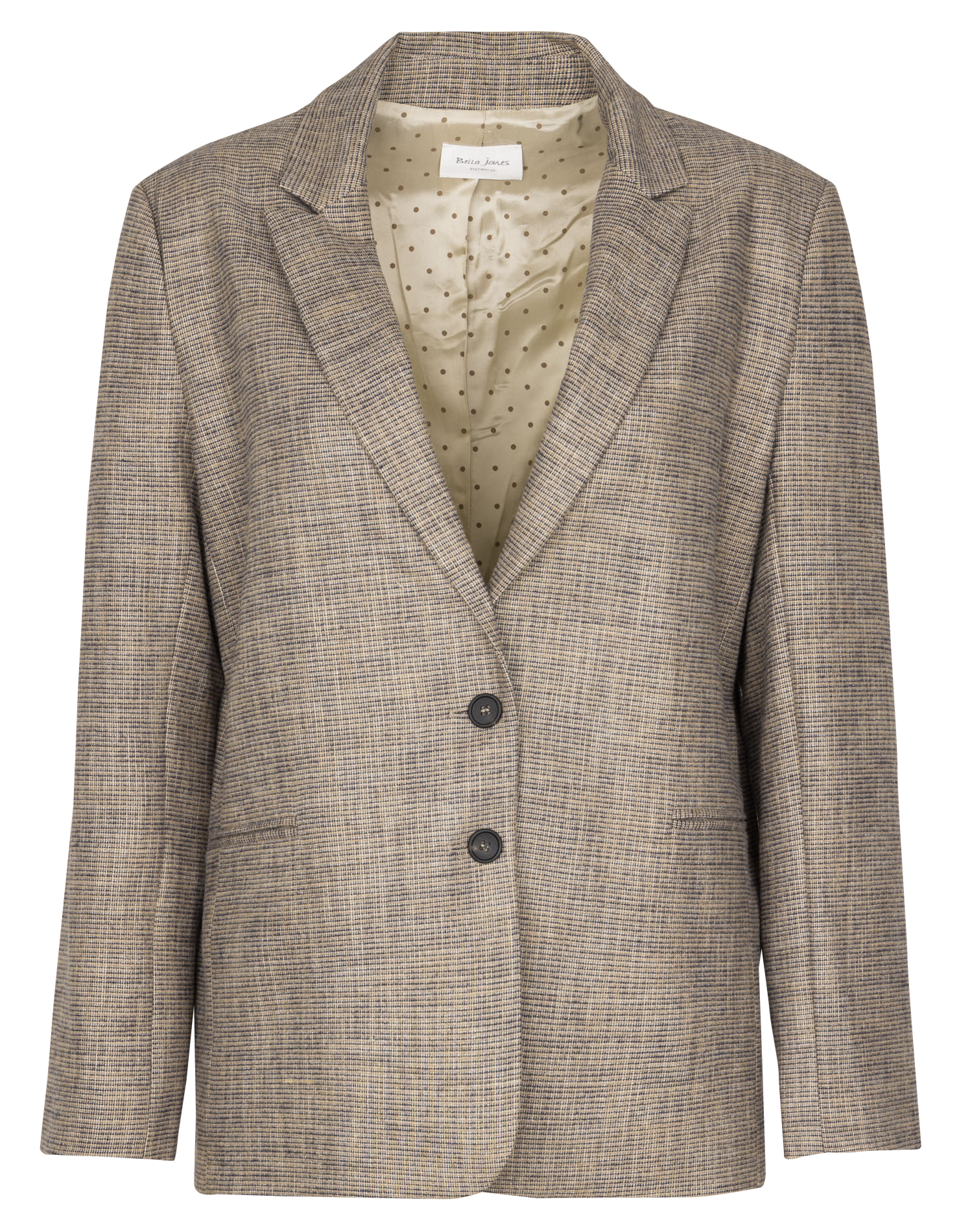Printed blazer BELLA JONES Brown