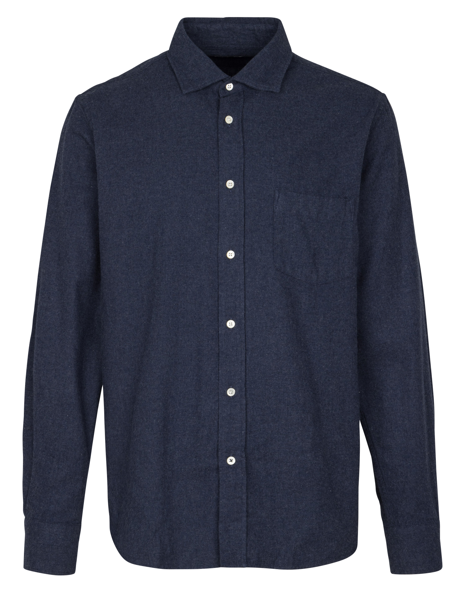 Blouse met klassieke kraag HARTFORD Blauw