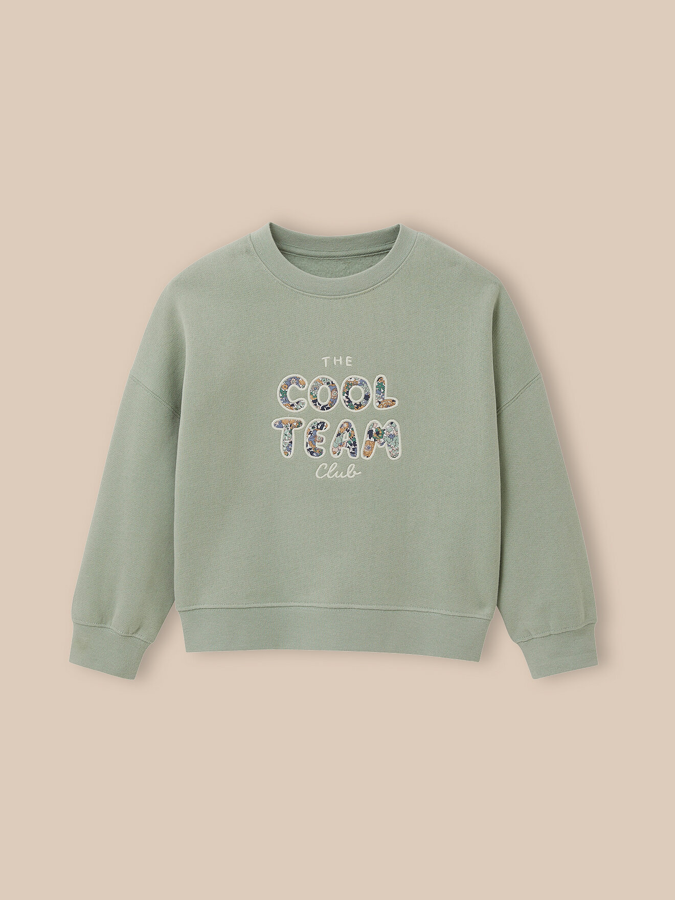 Cool Team sweatshirt in organic cotton Liberty fabric CYRILLUS