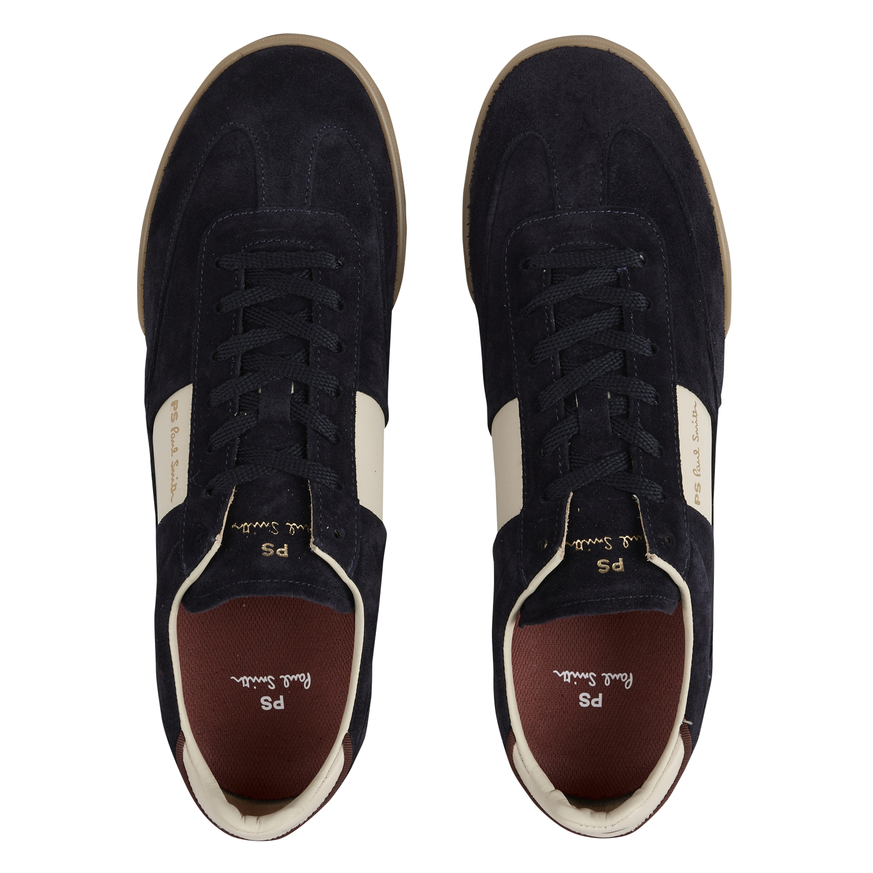 Suede leather low-top sneakers PAUL SMITH Blue