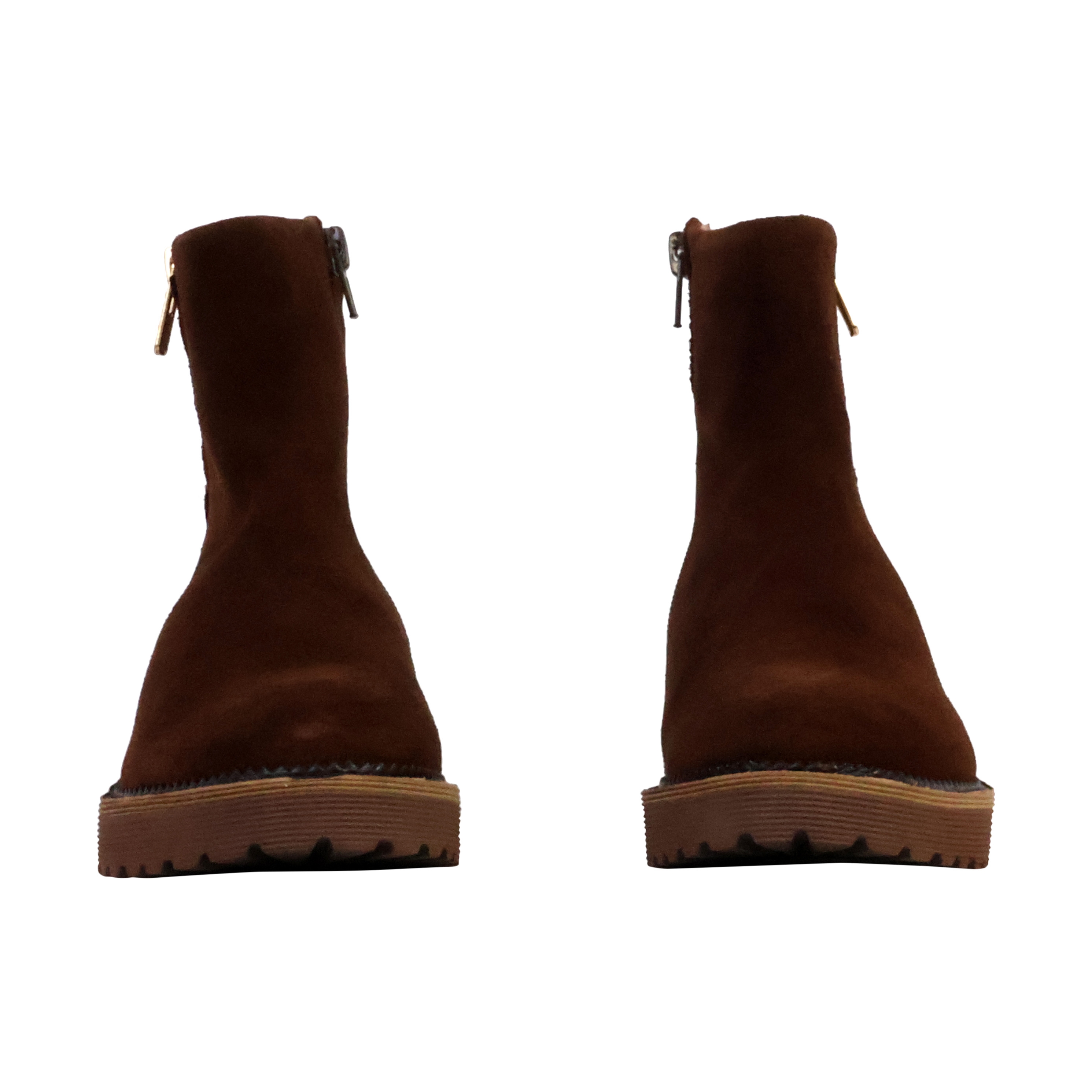 Ondine leather ankle boots Brown