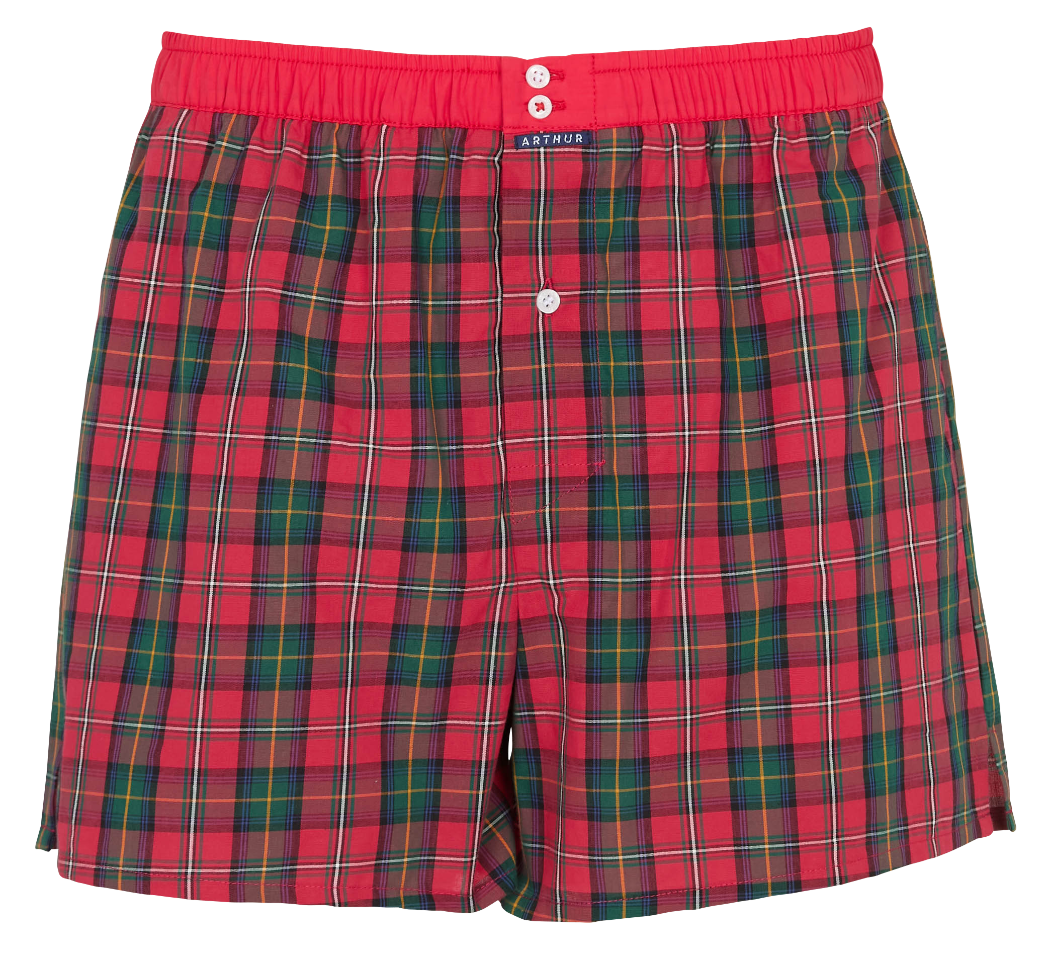 Boxer met print ARTHUR Rood