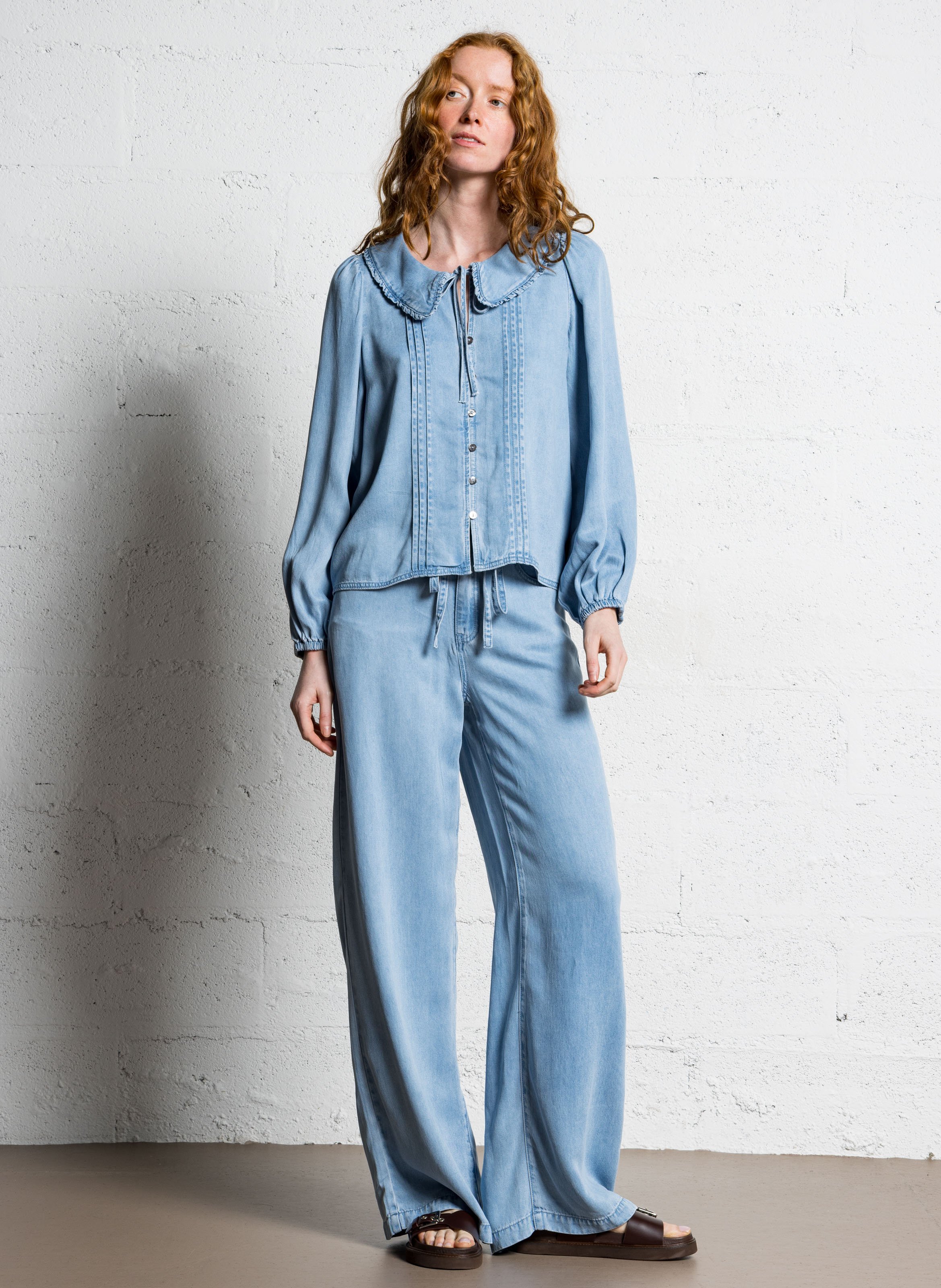 Jean large SUNCOO Bleu