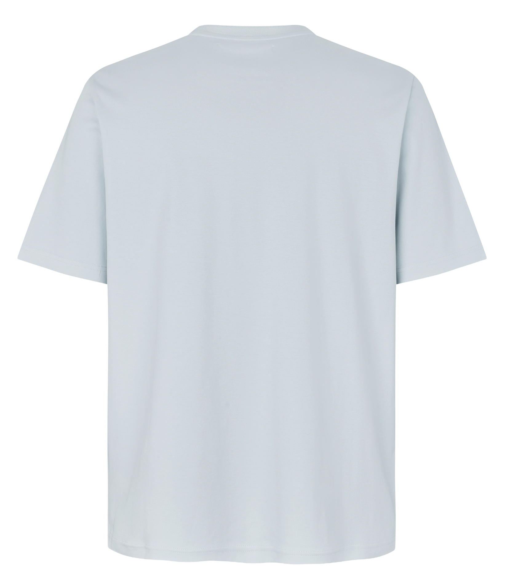 Round-neck organic cotton T-shirt SAMSOE SAMSOE Blue