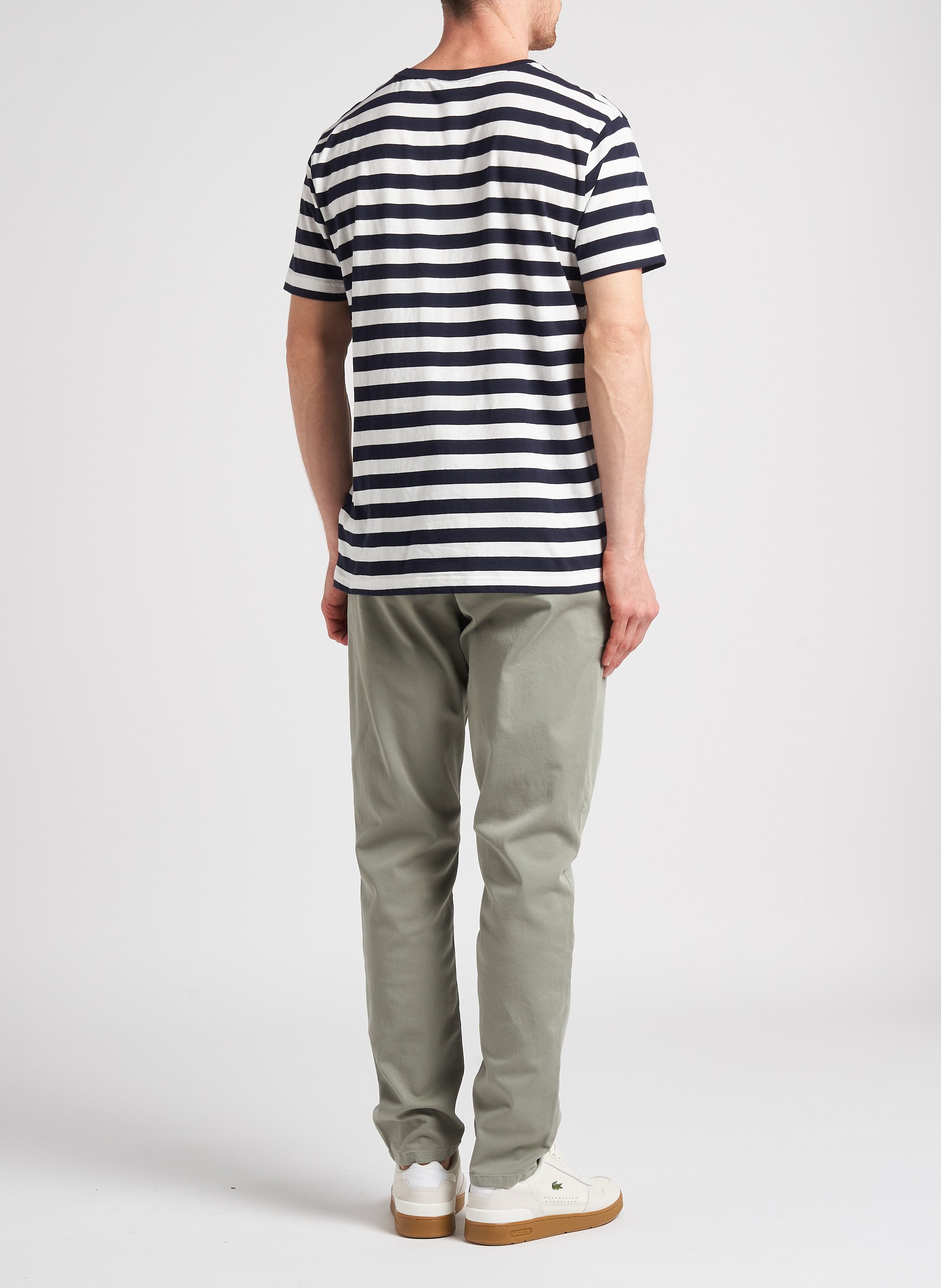 Straight-leg organic cotton-blend pants MINIMUM Khaki