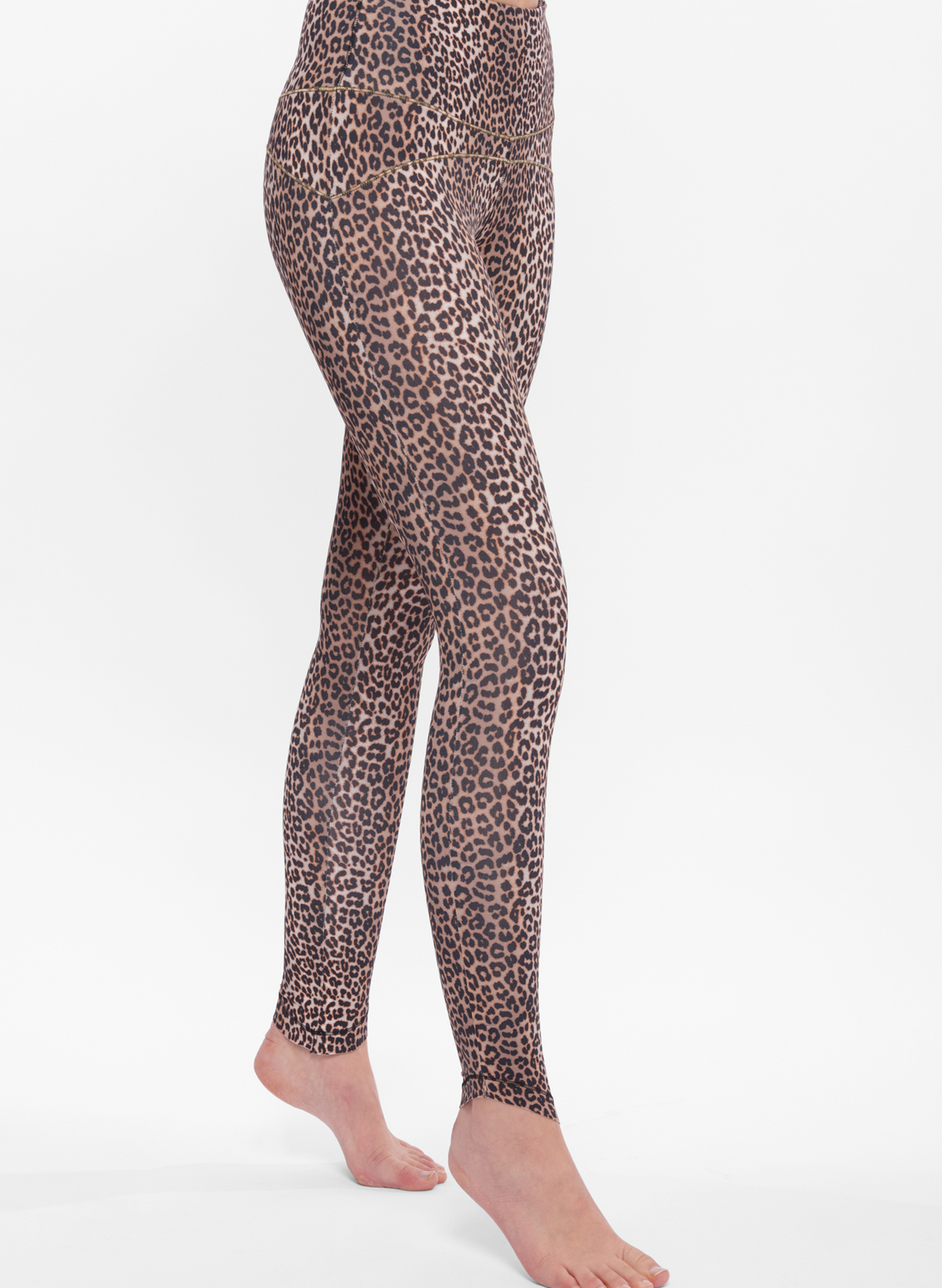Yoga-Leggings mit hohem Bund YUJ YOGA PARIS Beige