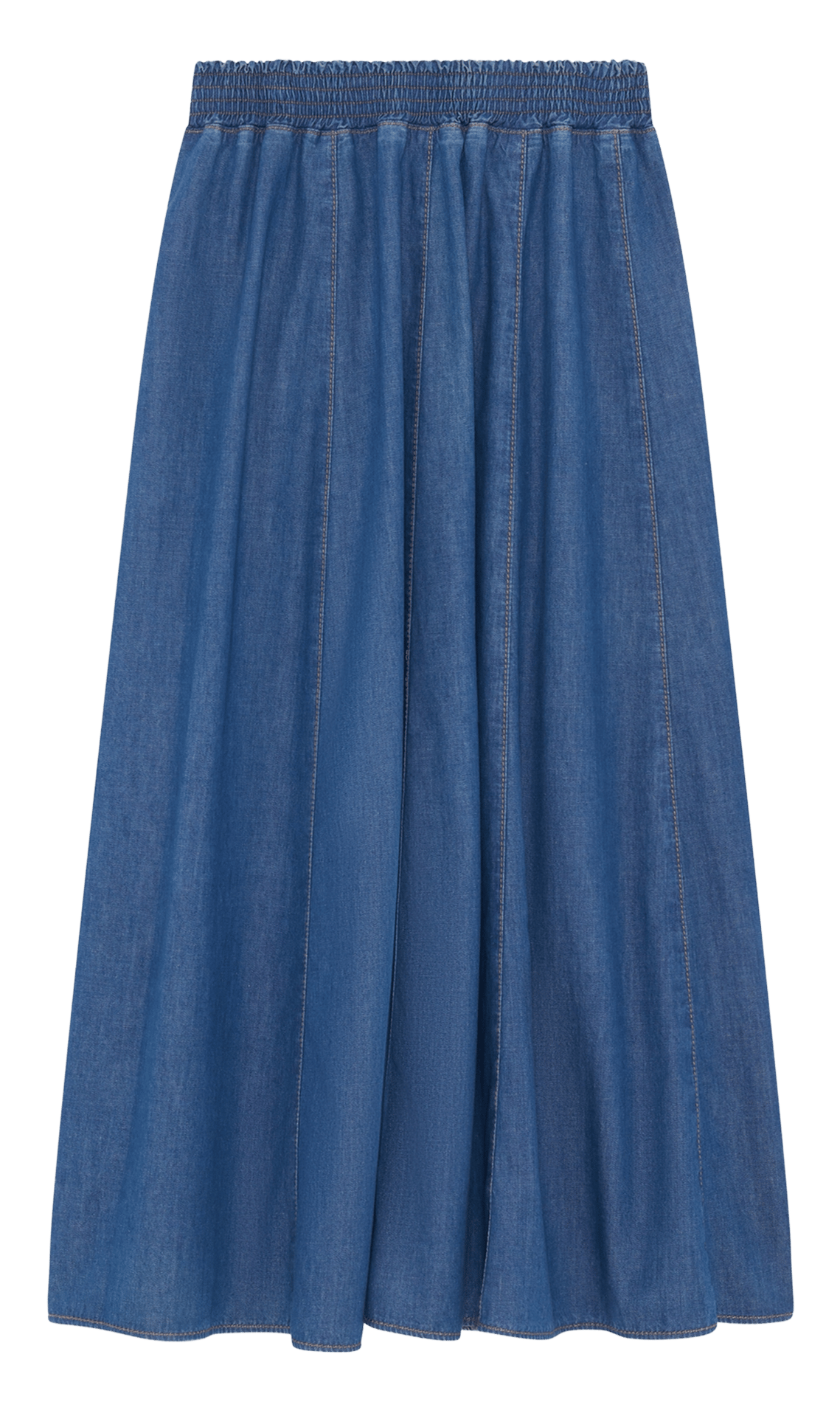 Katoenen midirok Anaïs PABLO Blauw
