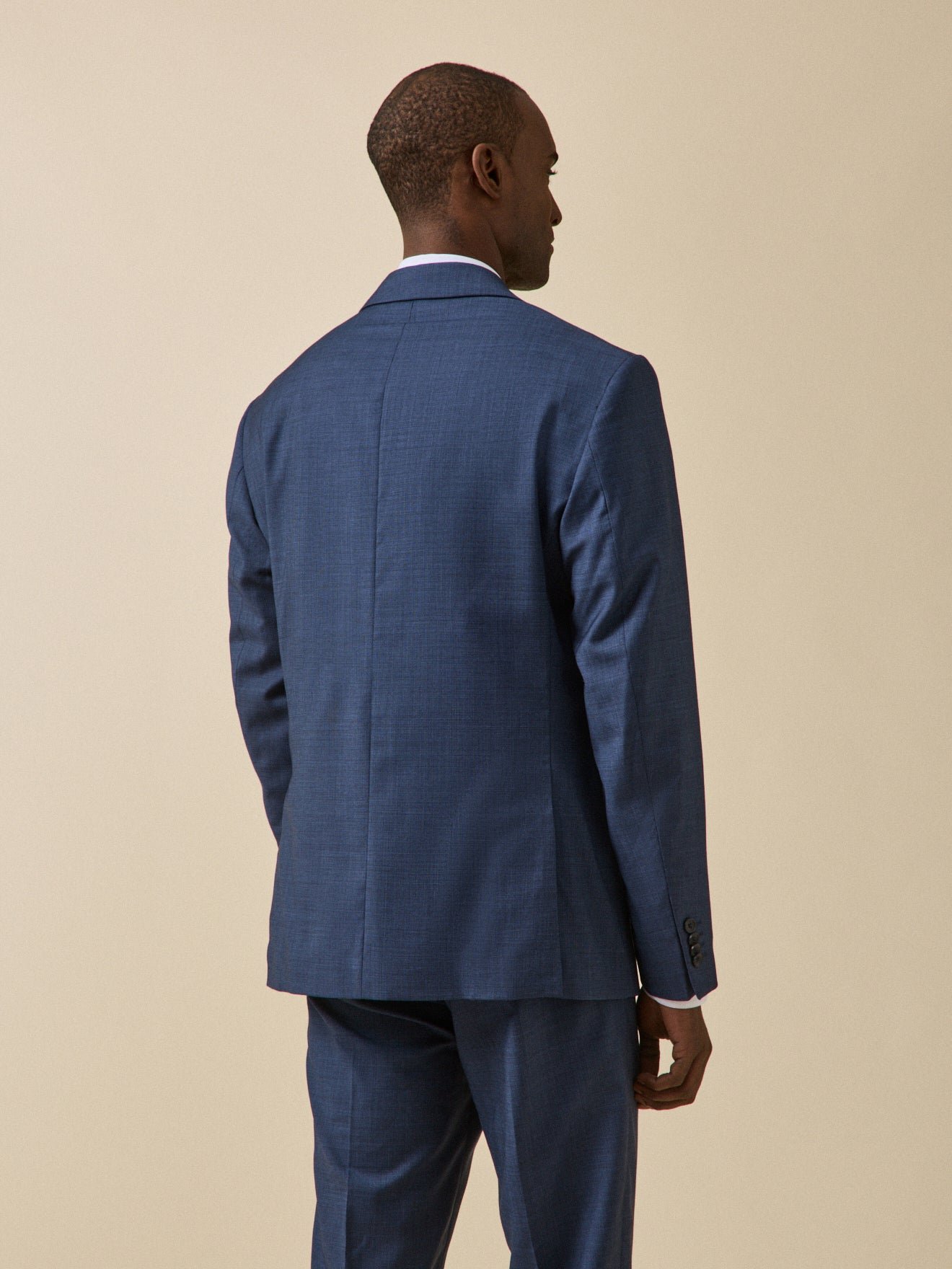 Veste de costume  super 110's CYRILLUS Bleu