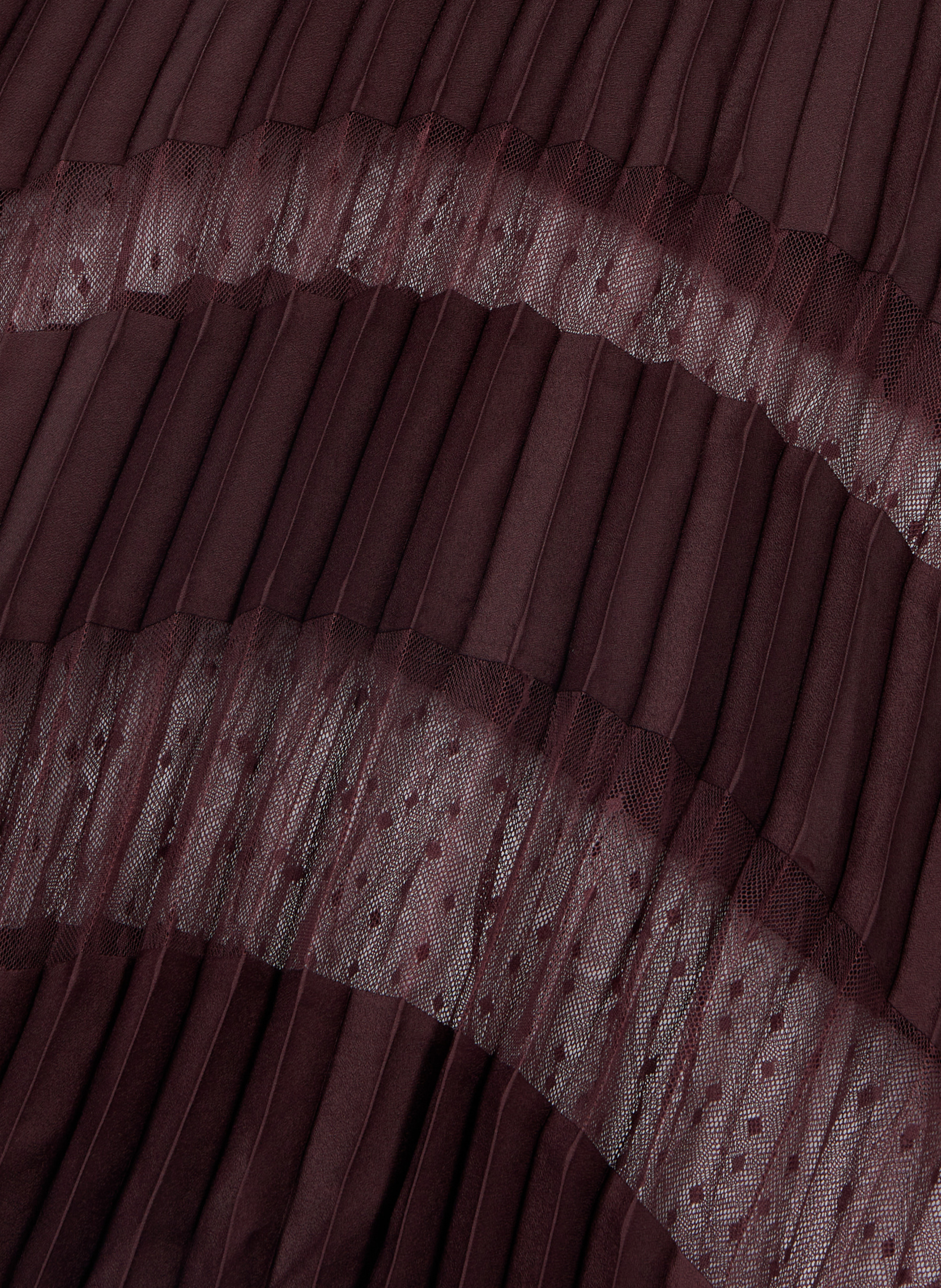 Long pleated skirt THE KOOPLES Red