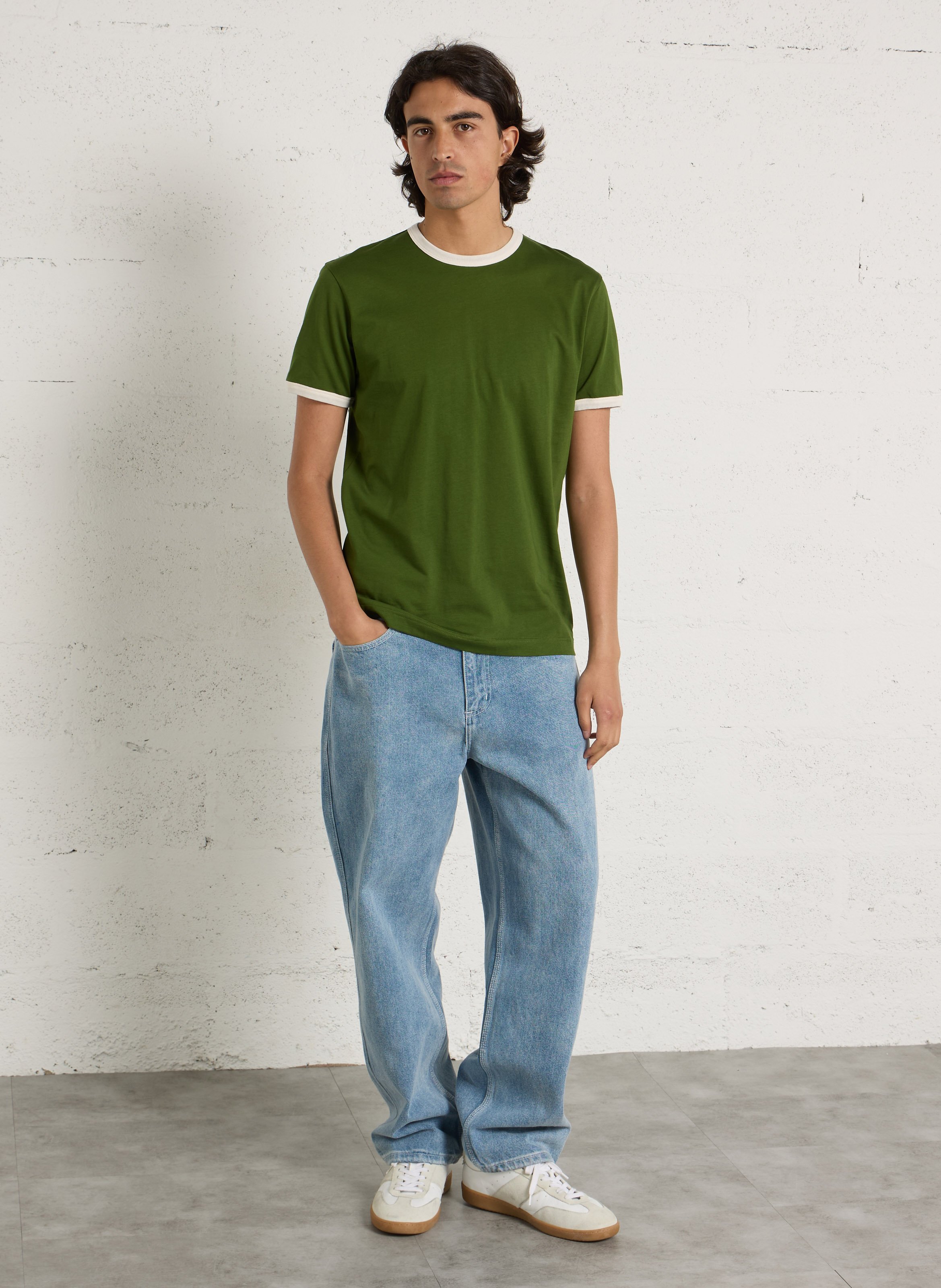 T-shirt droit en coton AU PRINTEMPS PARIS Multicolore