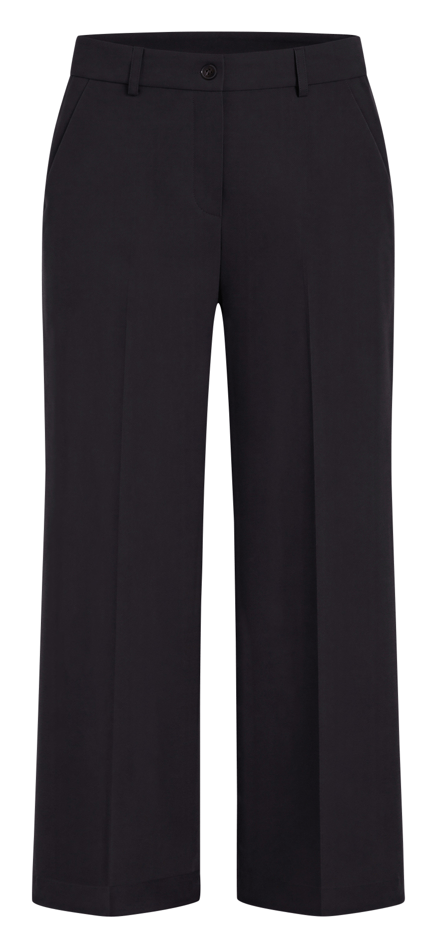 Pantalon large taille haute PABLO Marron