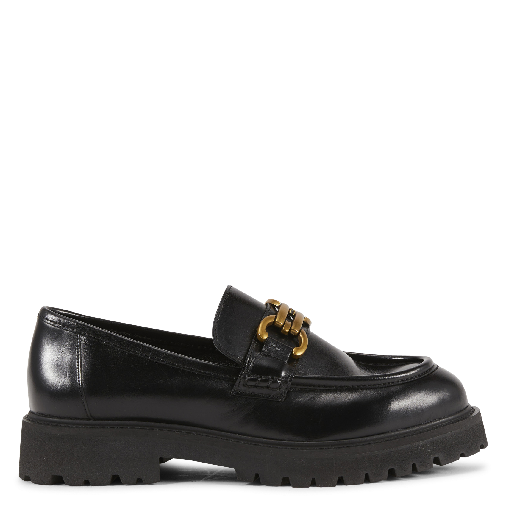 Leren mocassins MAISON TOUFET Zwart