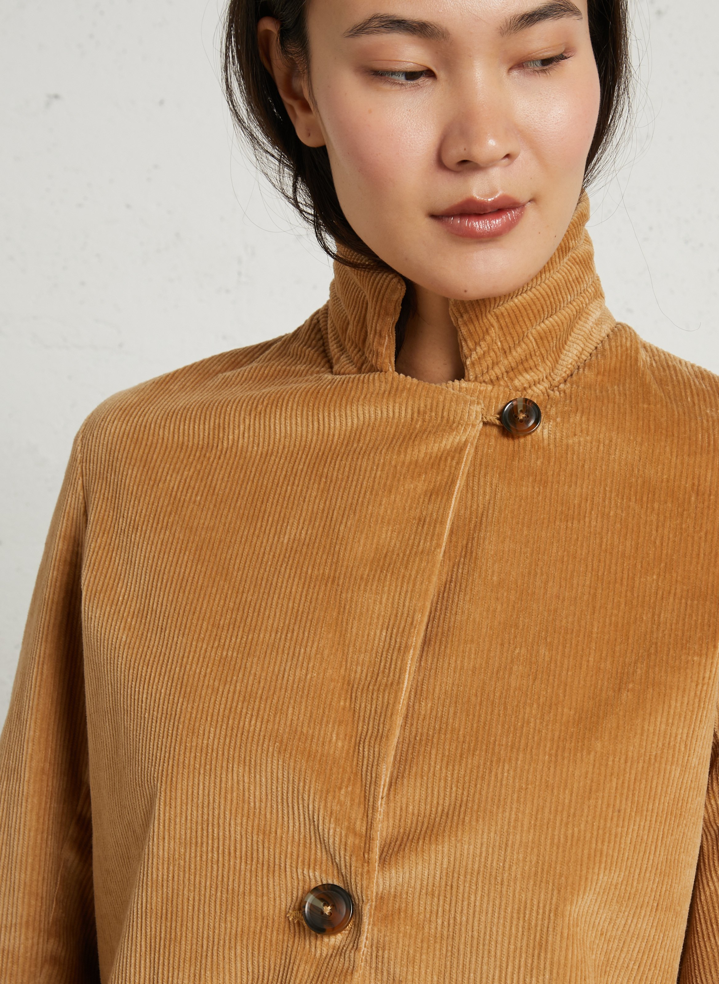 Blazer van katoenmelange LEON & HARPER Beige