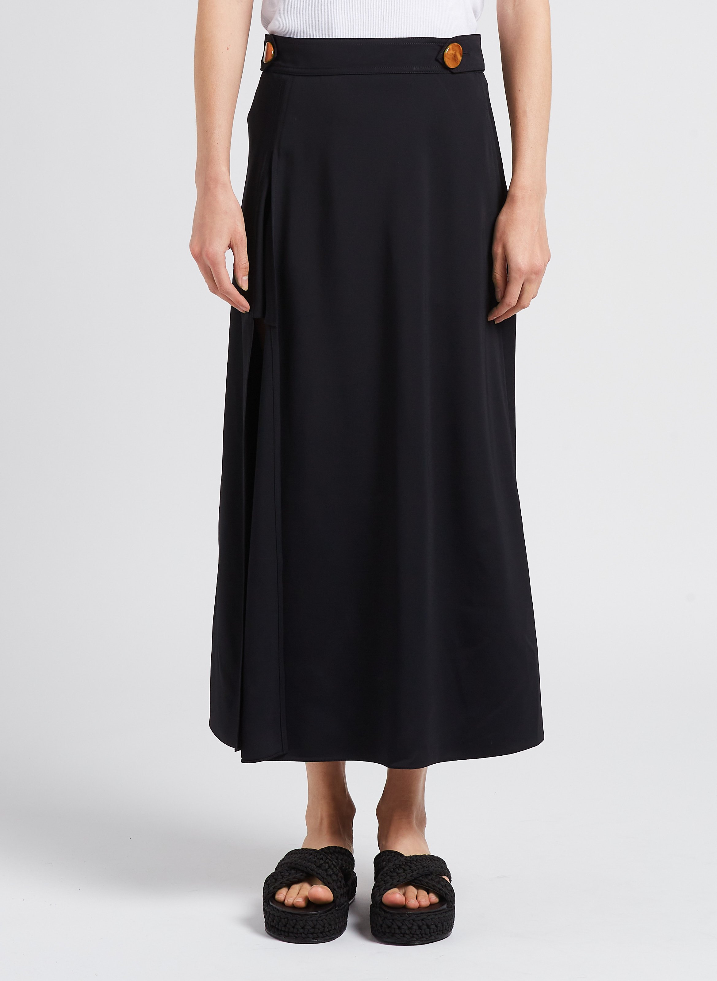 Lange rok met hoge taille SONIA RYKIEL Zwart