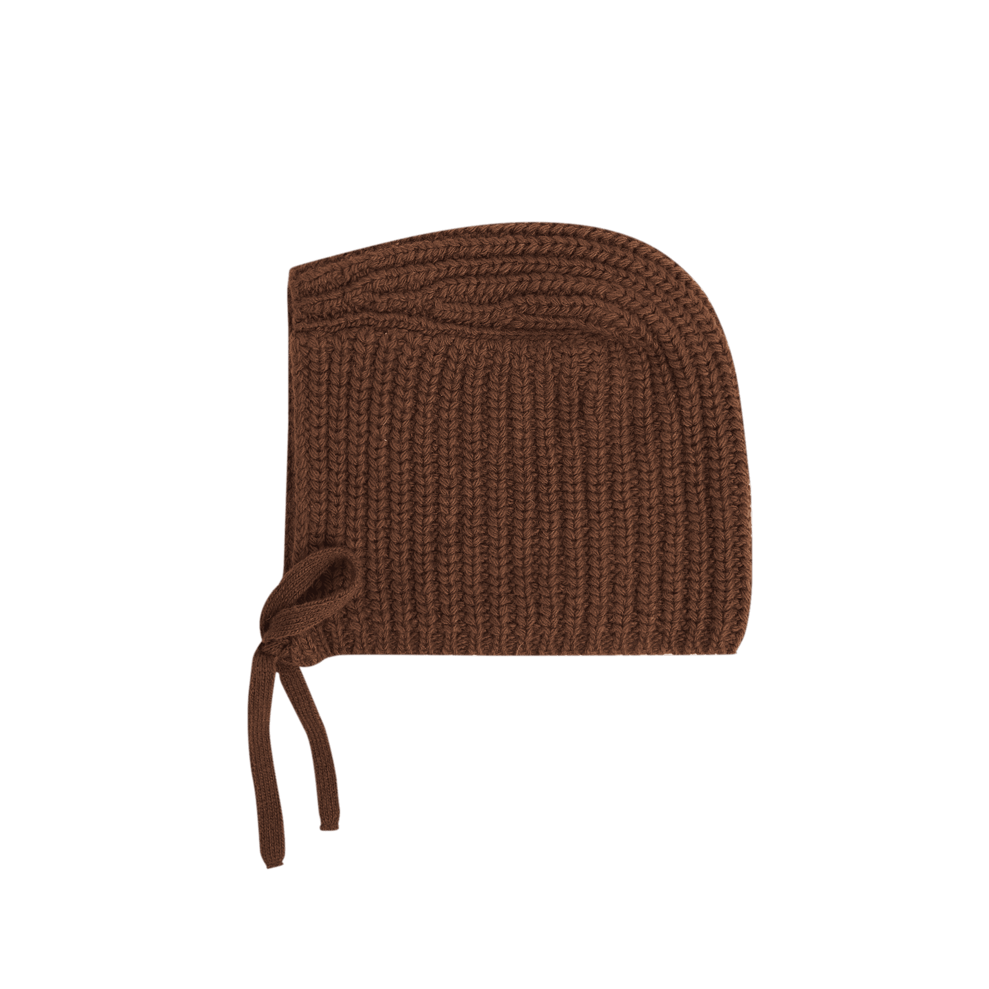 Strick-Babymütze zum Binden THE NEW SOCIETY Braun