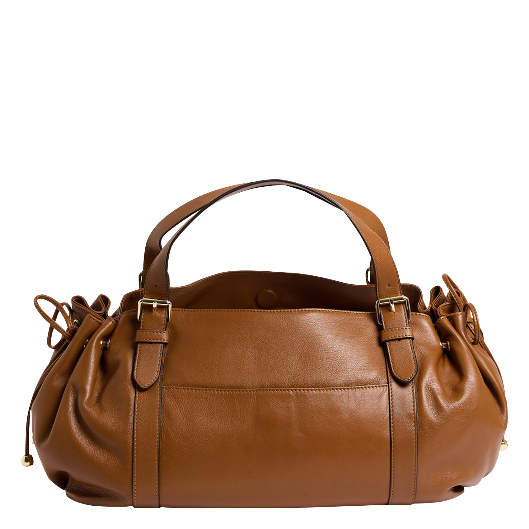 Sac porté main en cuir grainé GERARD DAREL Marron