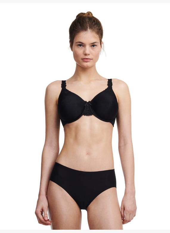 Moulded full-cup bra | Black by CHANTELLE Moulded full-cup bra Black