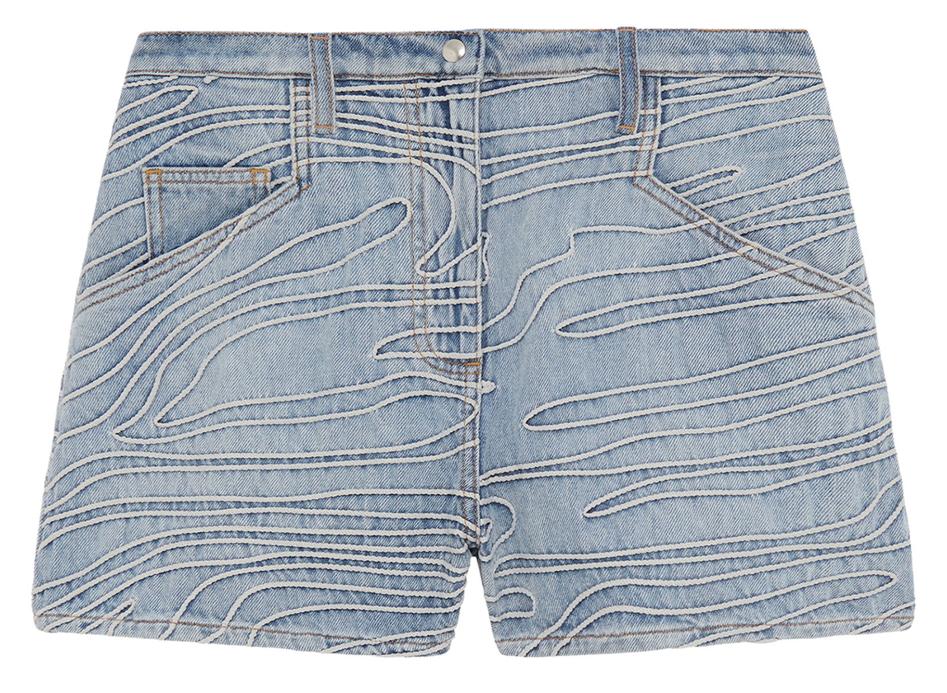 Straight cotton shorts IRO Blue