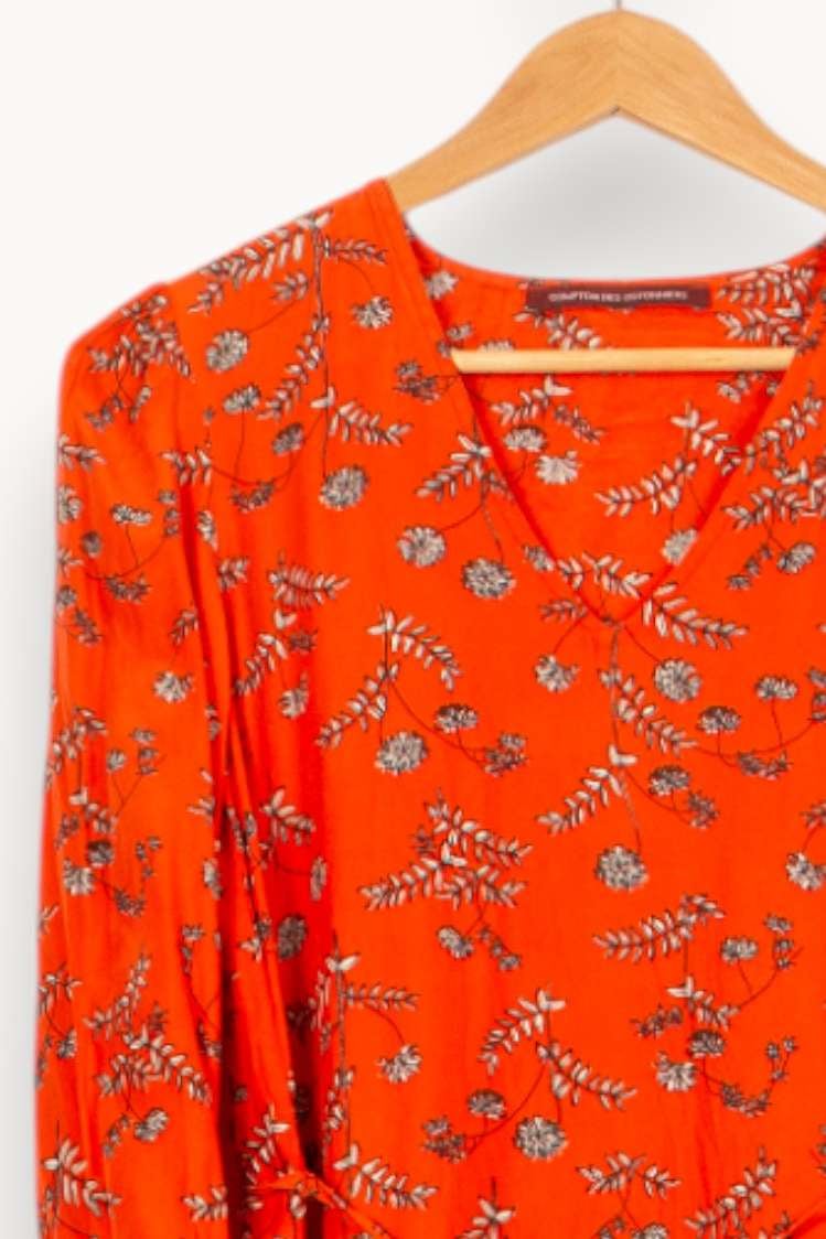 Midi dress COMPTOIR DES COTONNIERS - Seconde main Orange