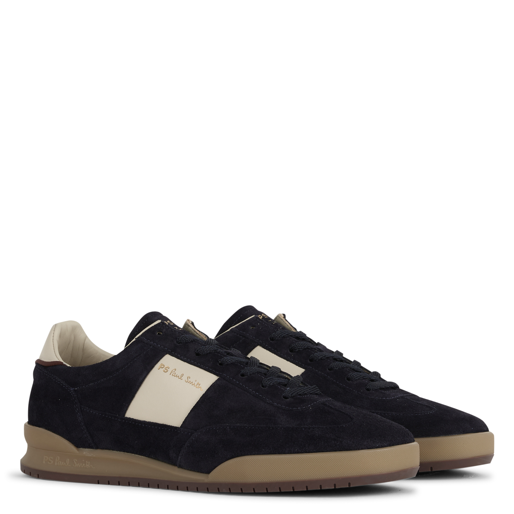 Suede leather low-top sneakers PAUL SMITH Blue