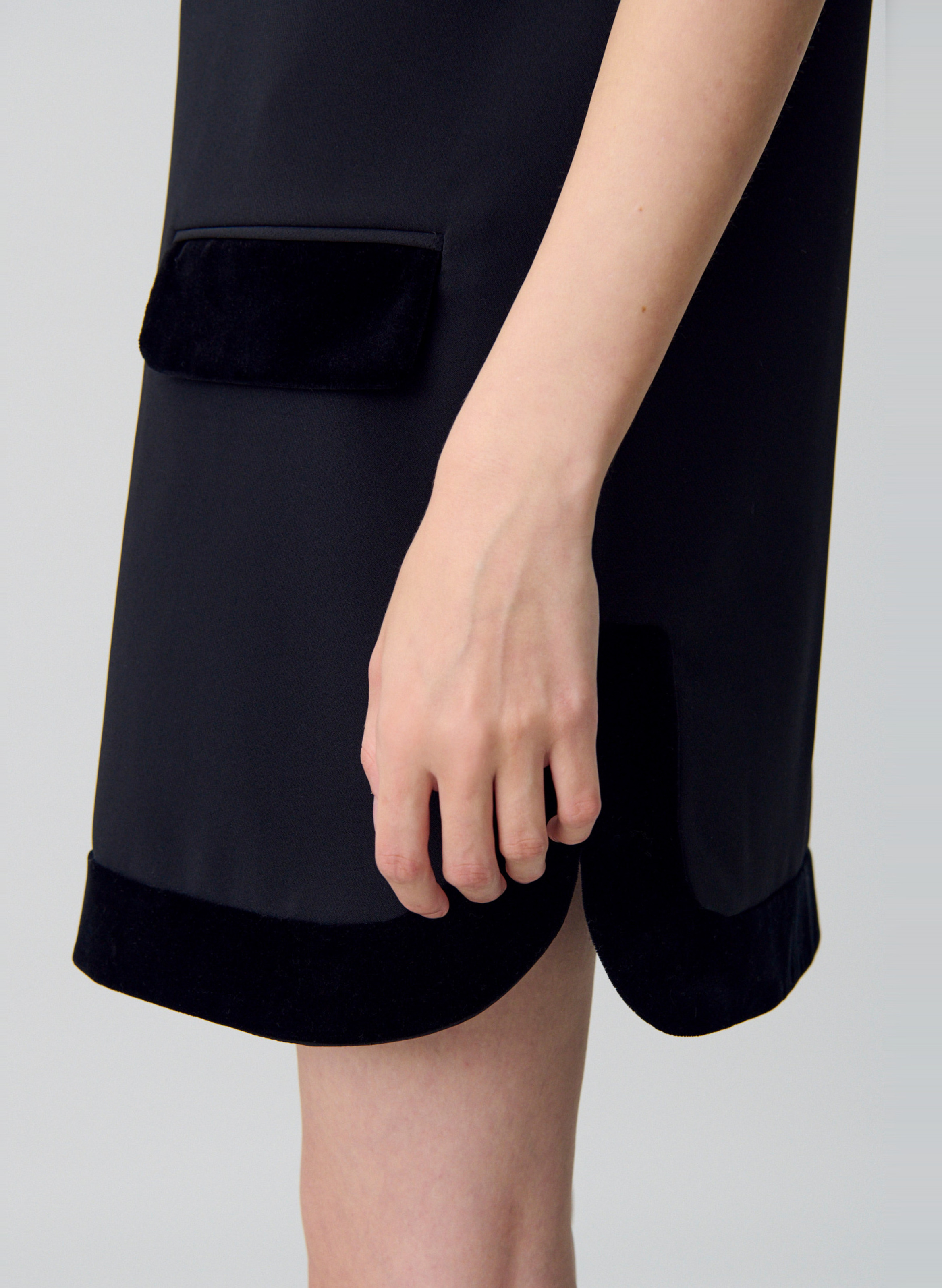 Robe courte col rond CLAUDIE PIERLOT Noir