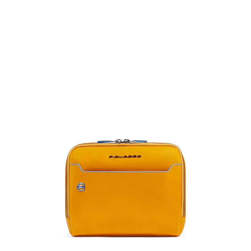 Men's leather crossbody bag with RFID protection PIQUADRO