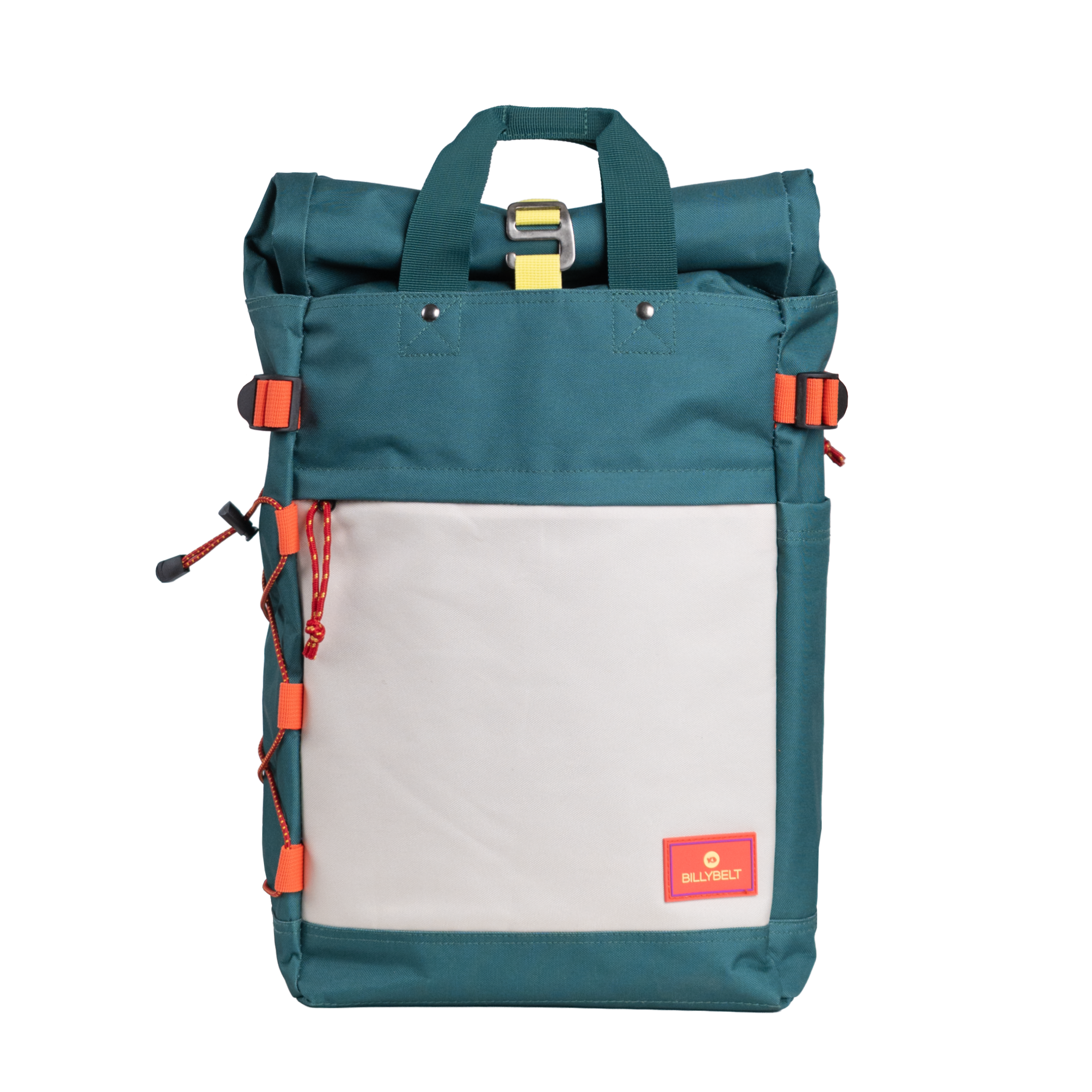 Recycled polyester rolltop backpack GreenBILLYBELT