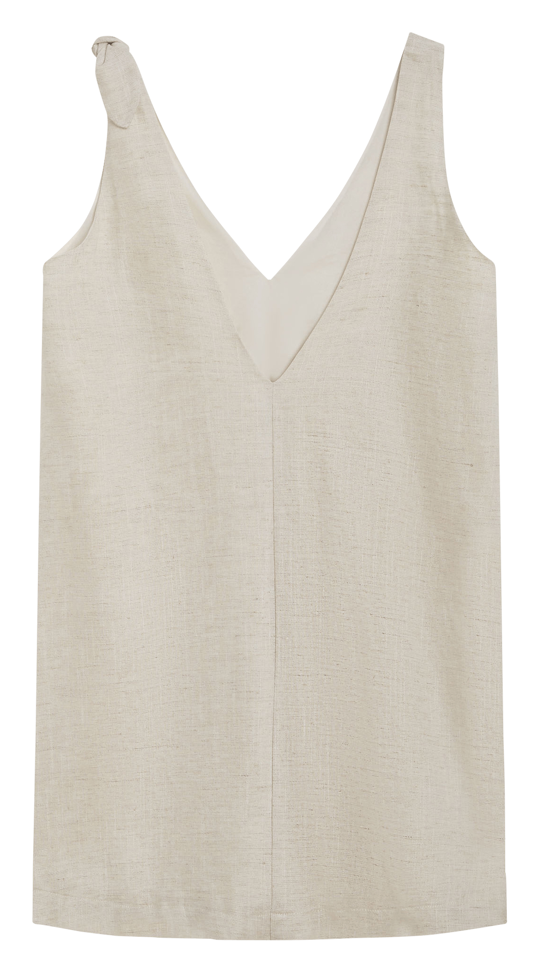 Korte jurk met kraag GRACE ET MILA Beige