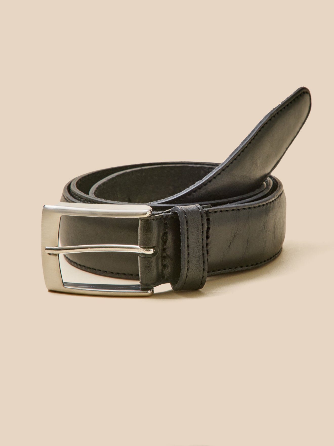 Ceinture cuir CYRILLUS Noir