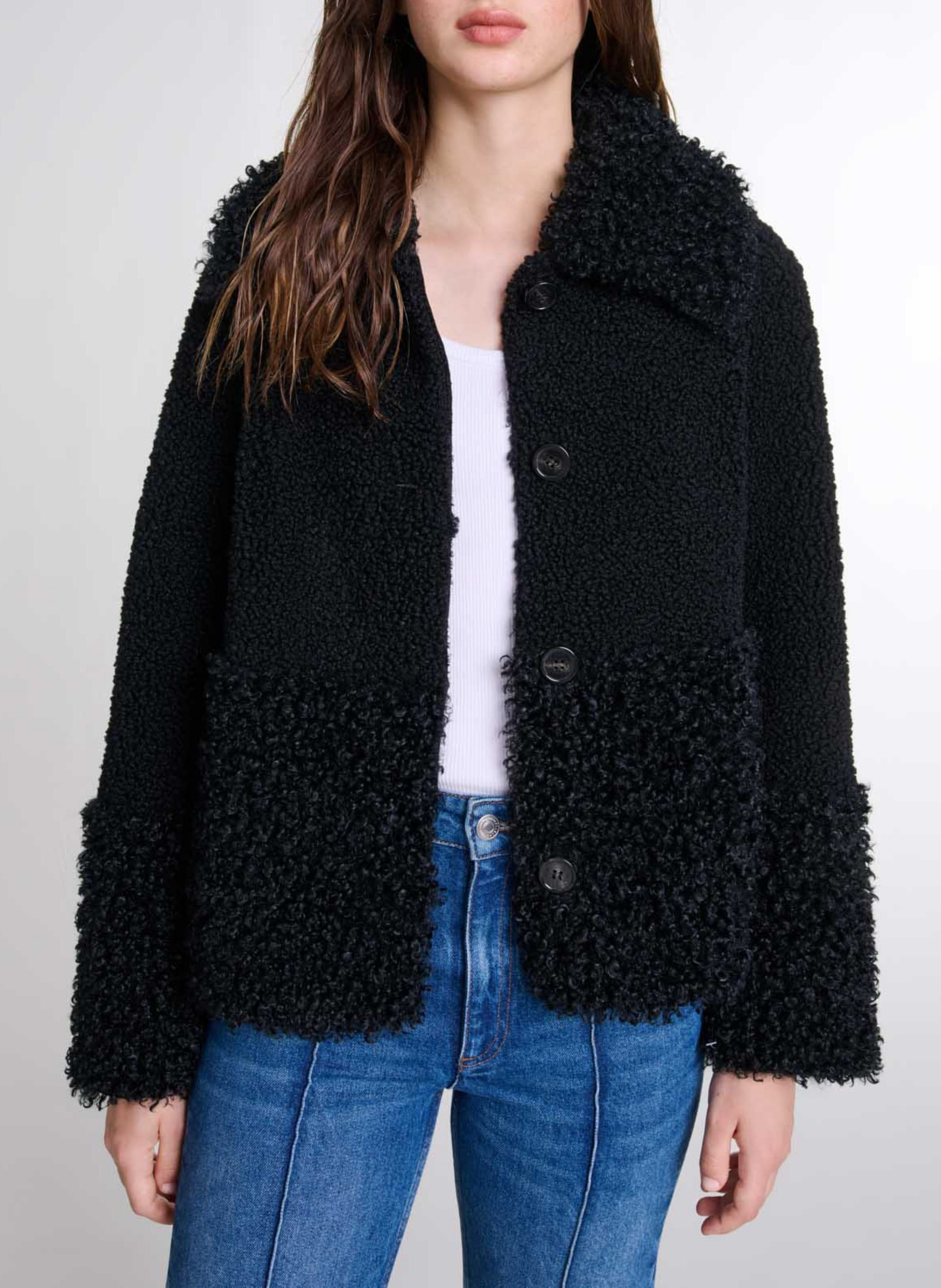 Recht jasje MAJE Zwart