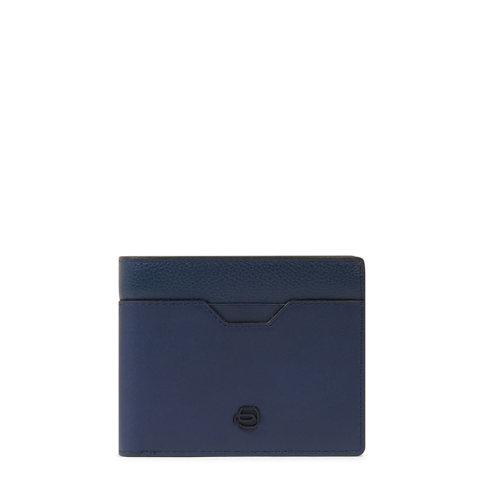 Men's leather wallet with ID card holder PIQUADRO Blue