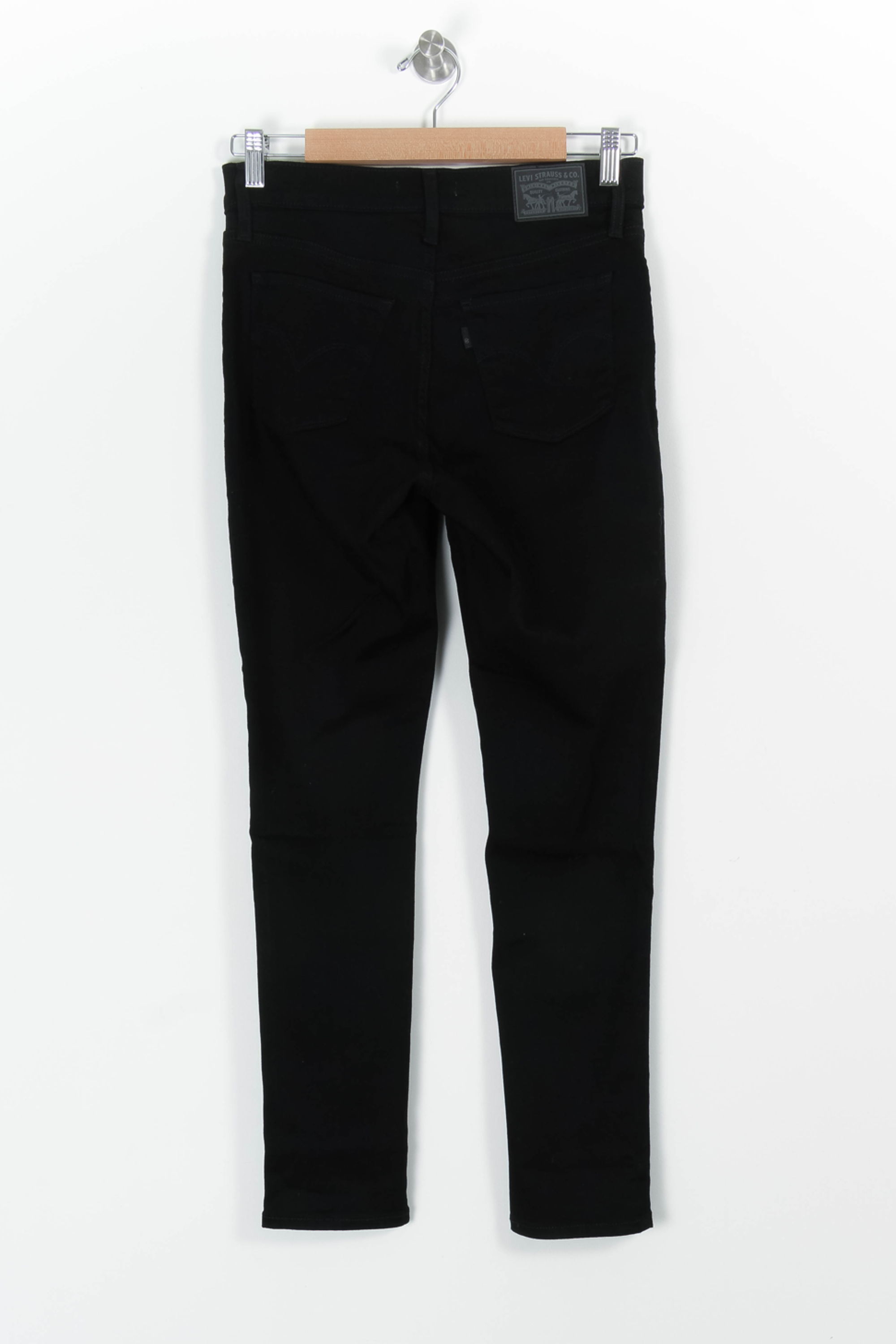 Cropped slim jeans with studs LEVI'S - Seconde main Black