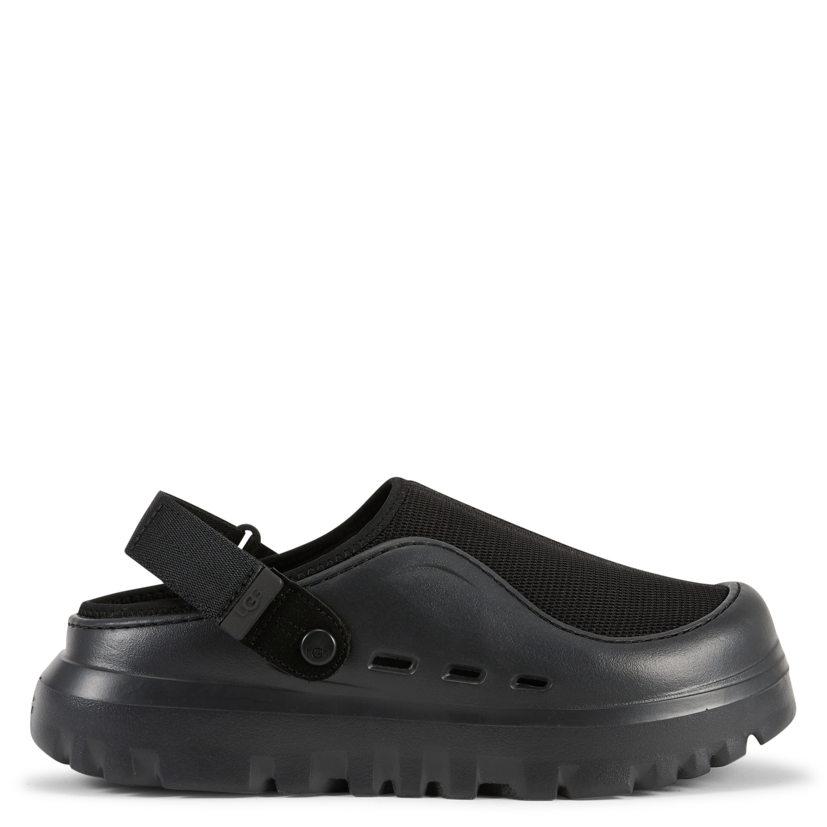 Sabots unis à scratch UGG Noir