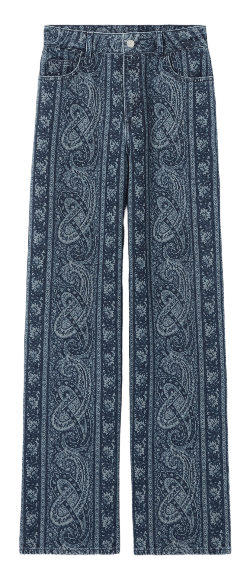 Rechte, katoenen jeans CLAUDIE PIERLOT Blauw
