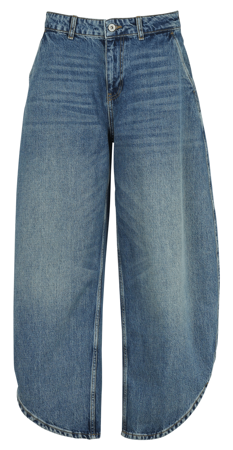 Weite Jeans mit Waschungseffekt LIU JO Blau