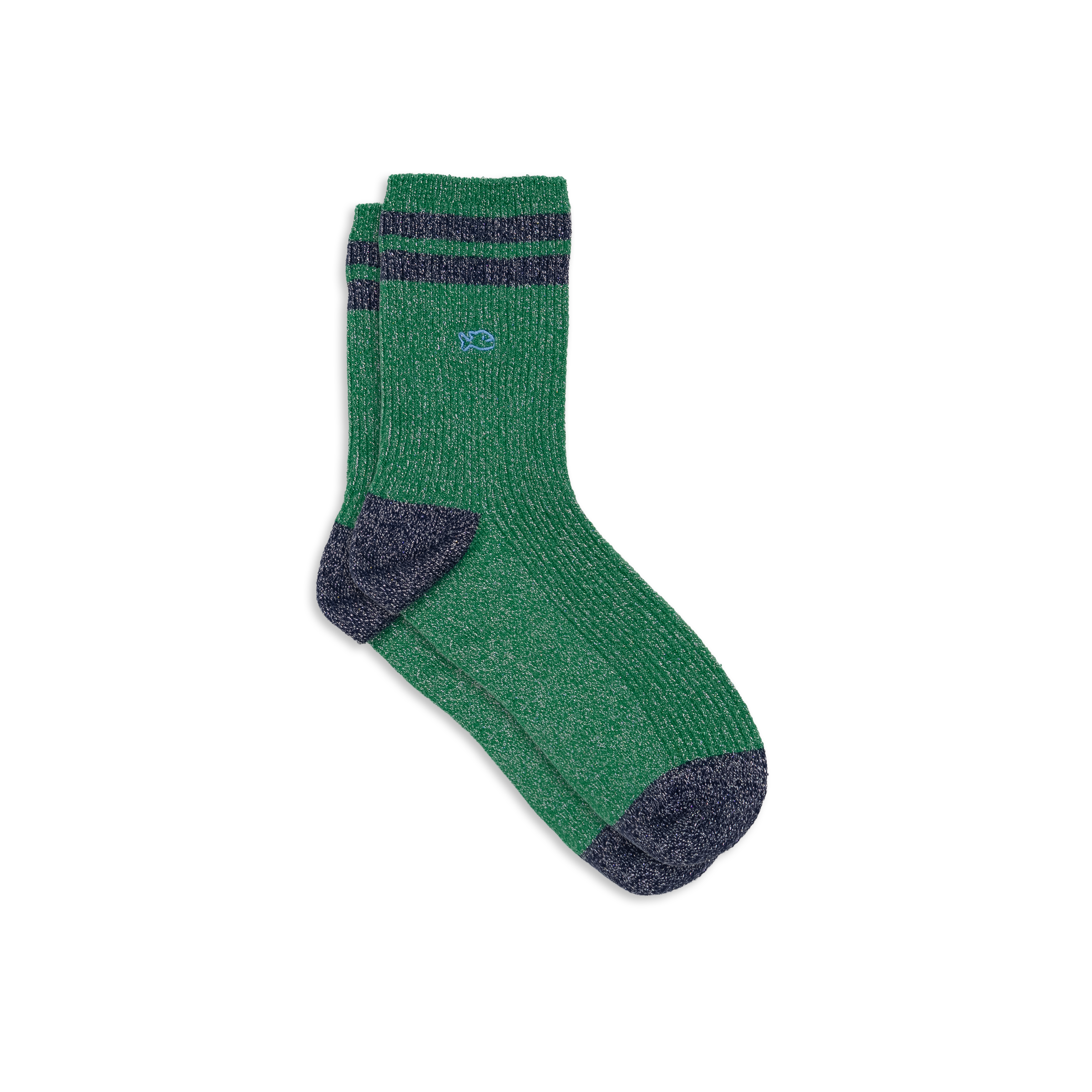 Combed Cotton Vintage Socks  Vert