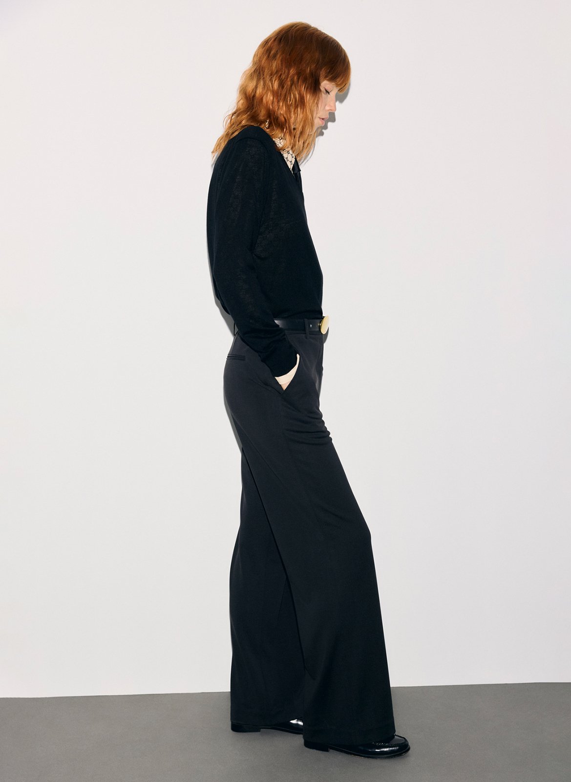 Weit geschnittene Taillenhose GERARD DAREL Schwarz