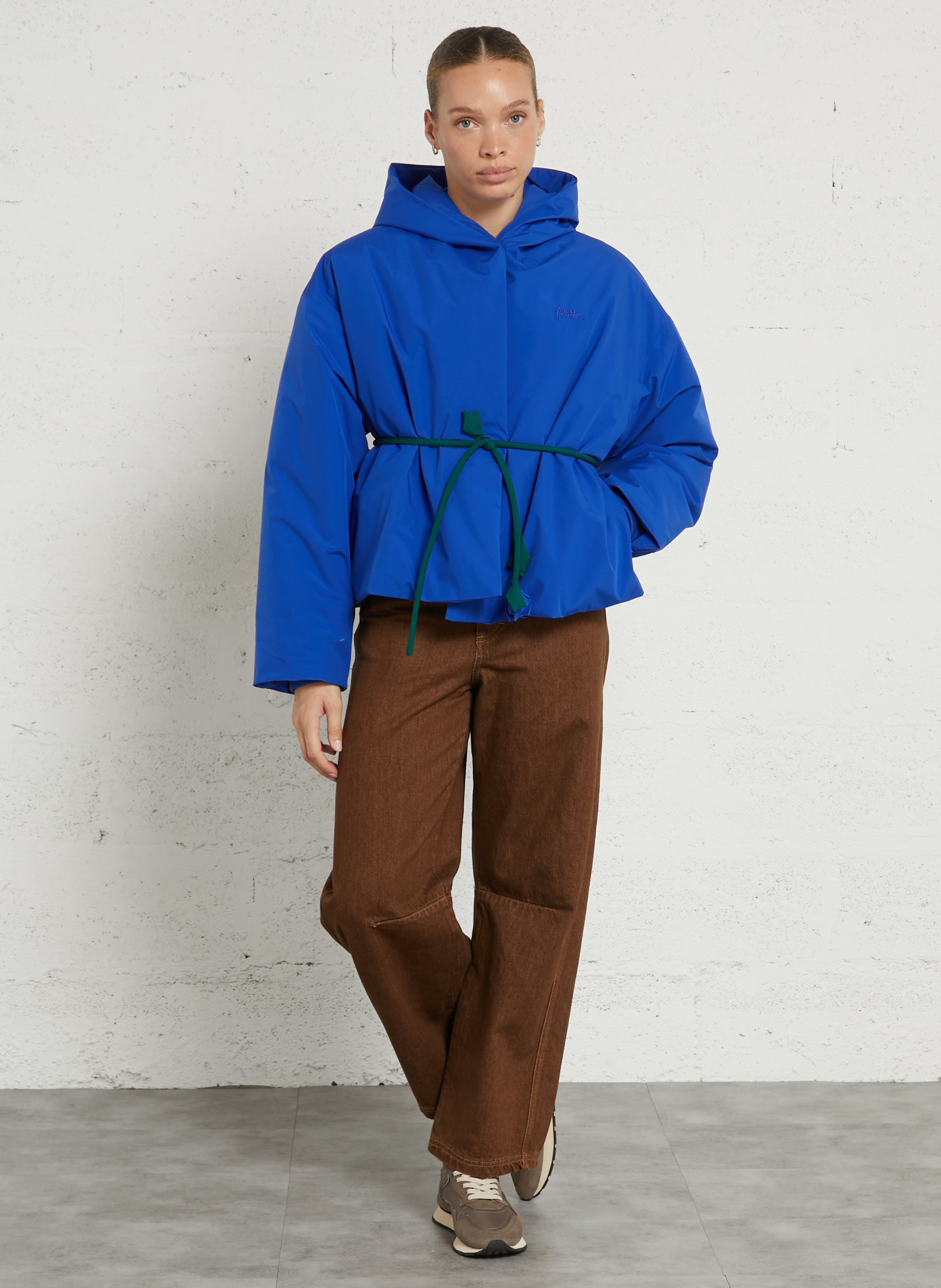 Taillierte Steppjacke FLOTTE Blau