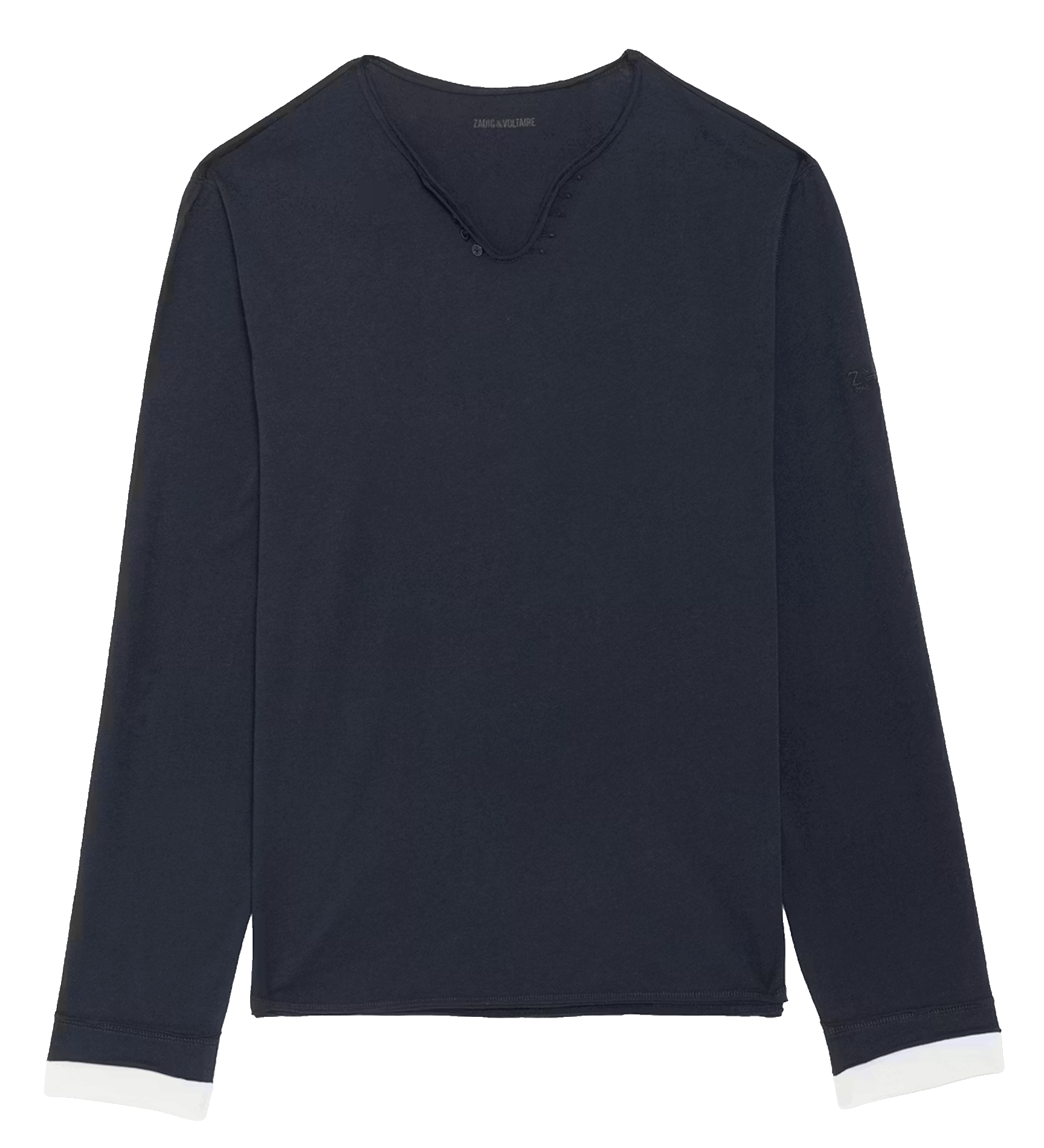 Solid Button-Up Cardigan ZADIG&VOLTAIRE Blue